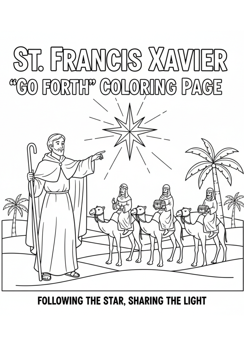 Catholic Coloring Pages for the Family
