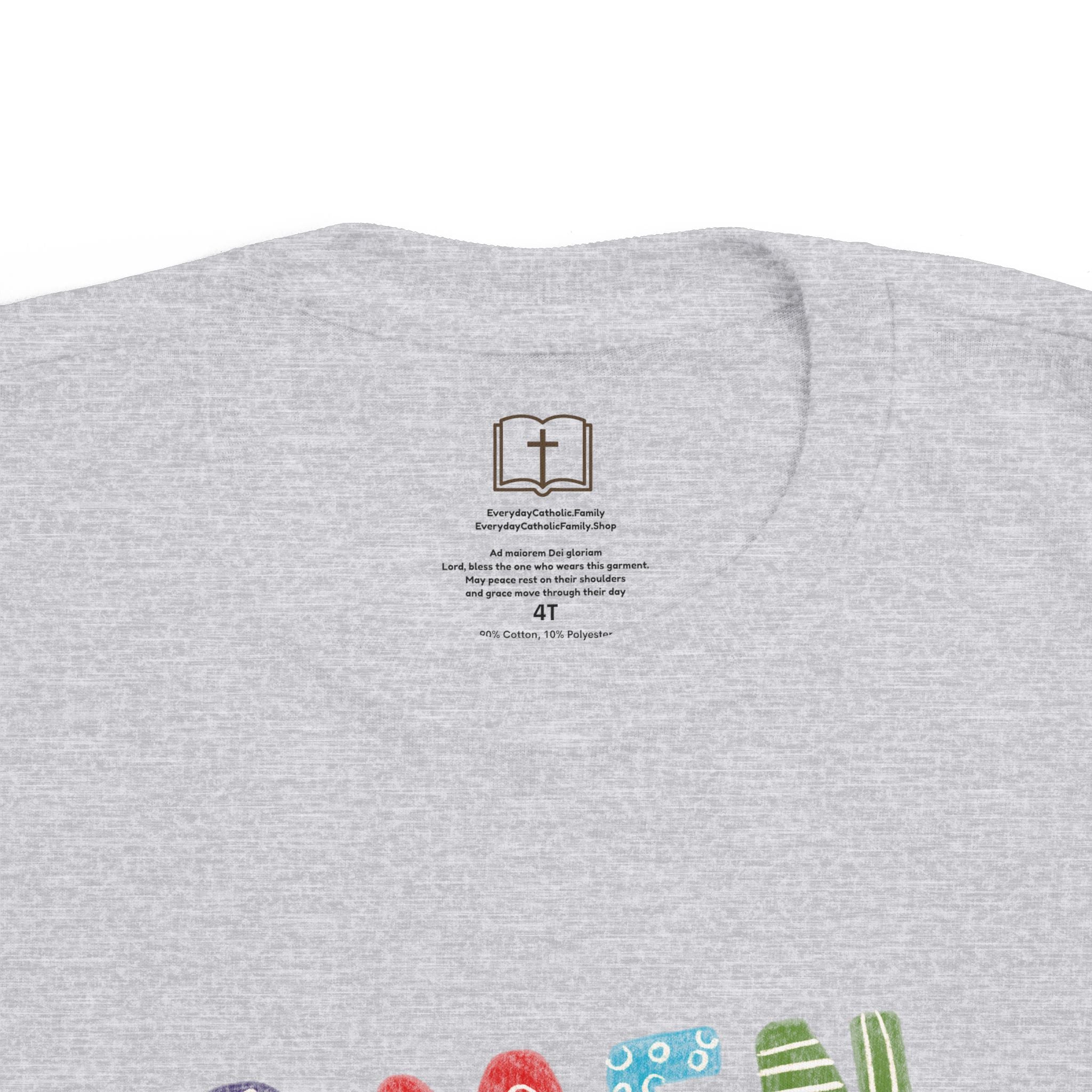 Colorful Toddler's 'AMEN' Jersey Tee - Comfortable & Fun Kids Wear