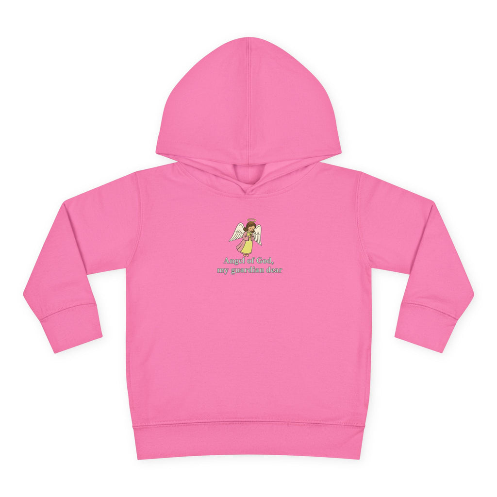 Sudadera con capucha de ángel de la guarda para niños pequeños: "Mi ángel de la guarda, mi querido ángel de la guarda". 