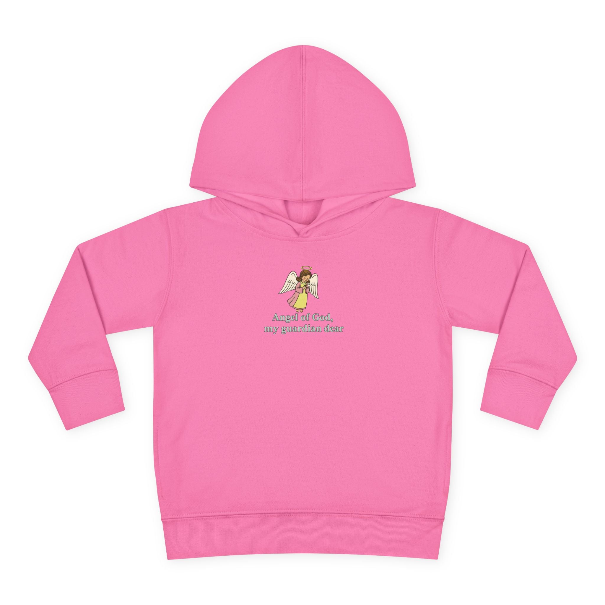 Sudadera con capucha de ángel de la guarda para niños pequeños: "Mi ángel de la guarda, mi querido ángel de la guarda". 