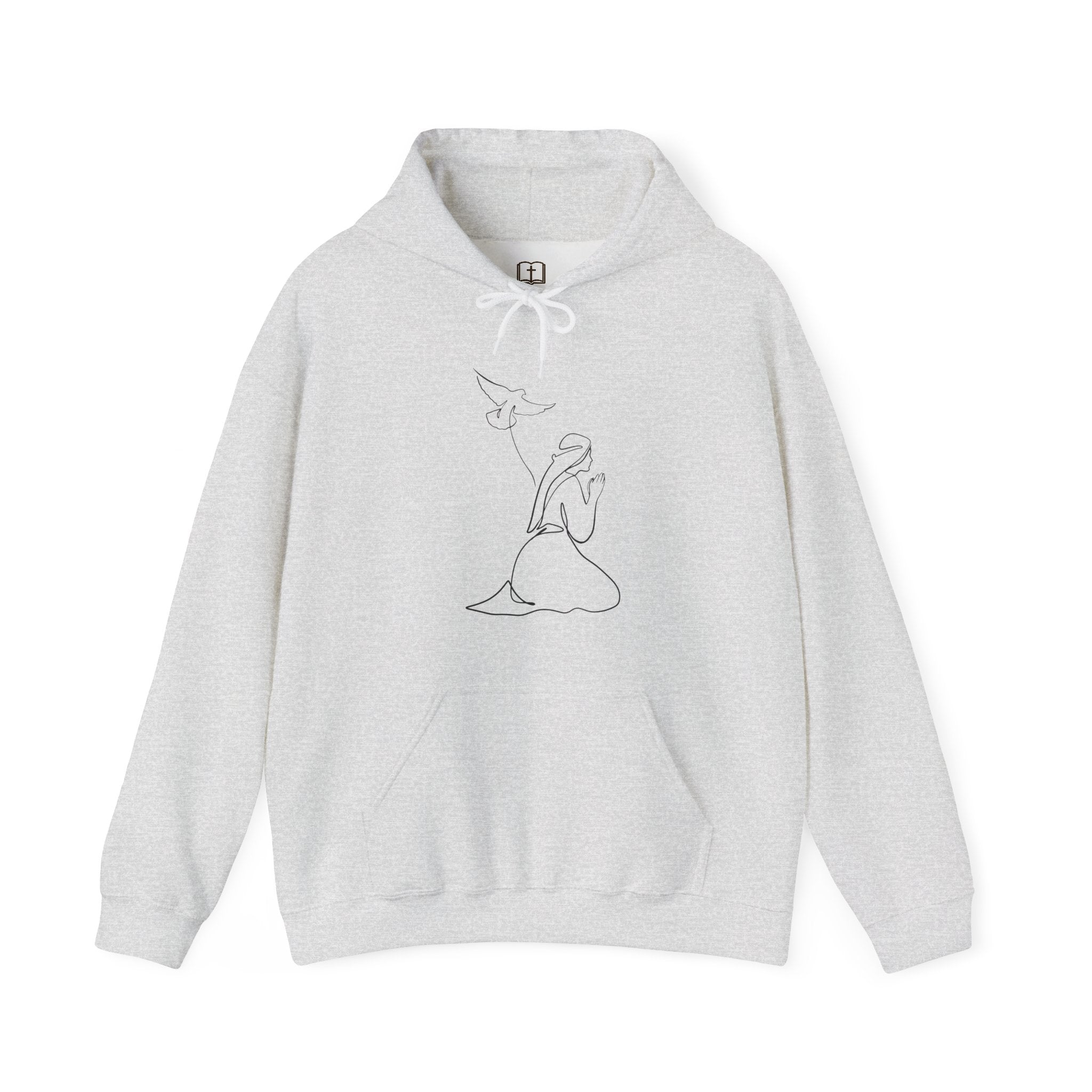 Marian “Spirit of Grace” Hoodie | Women’s Faith-Inspired Pullover | Cozy Hoodie for Fall & Winter