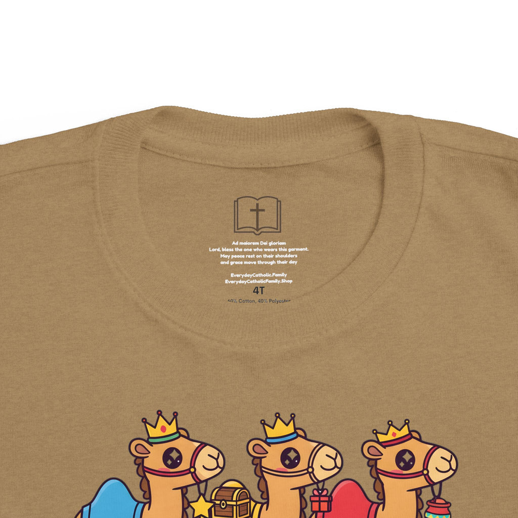 Camellos de los Reyes Magos de Navidad - Camiseta para niños pequeños
