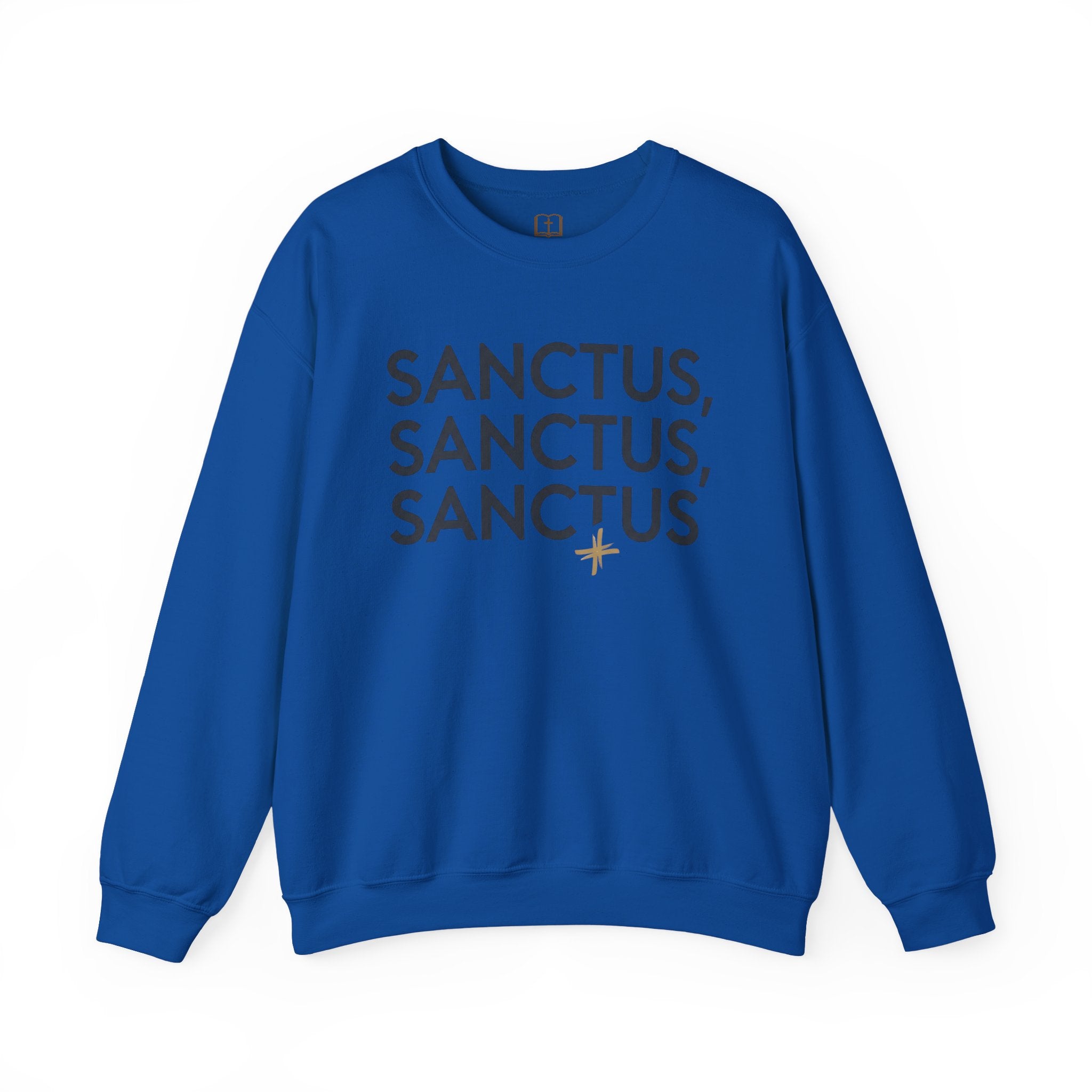 Sanctus, Sanctus, Sanctus Catholic Crewneck Sweatshirt | Holy Faith Apparel