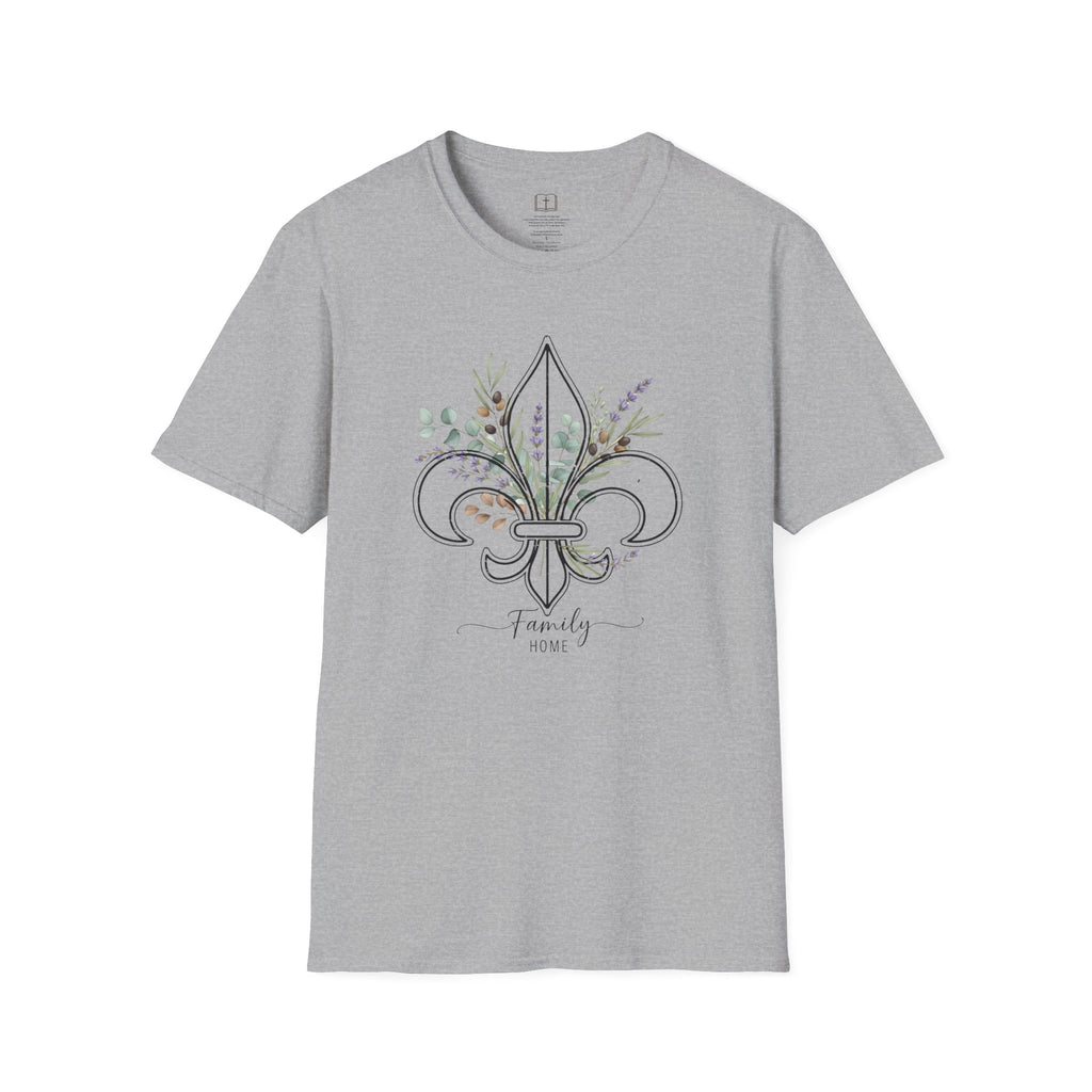 Camiseta floral de flor de lis de Faith &amp; Family Home