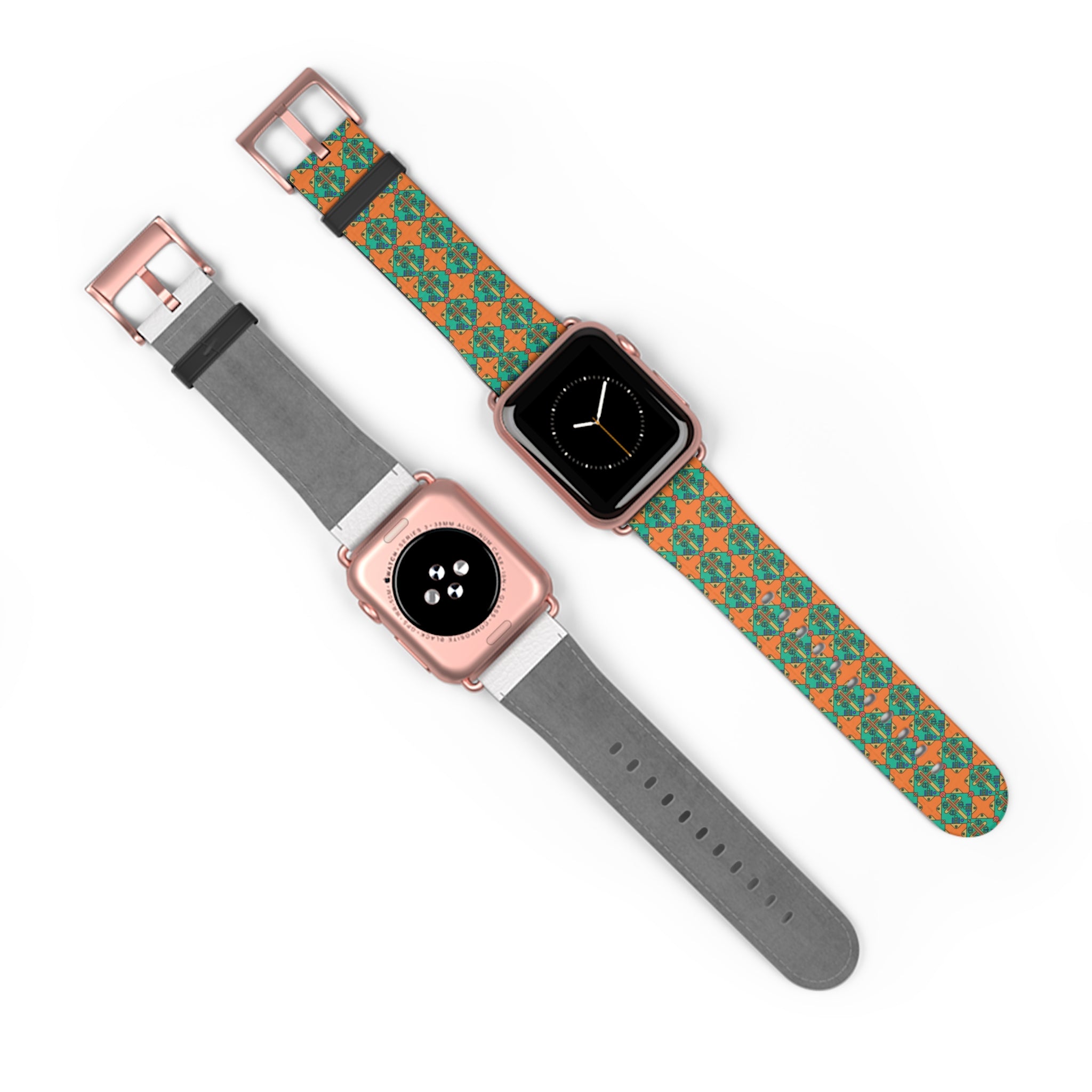 Correa para iWatch con cruz geométrica – Edición Modern Faith para mujer