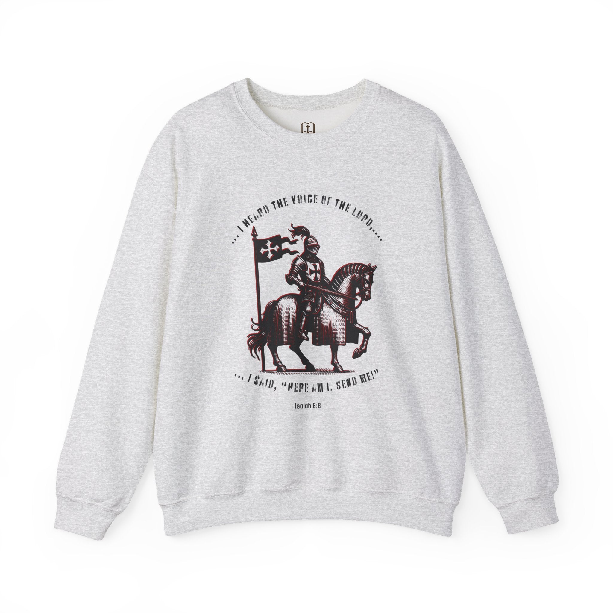 Sudadera de cuello redondo "Fiel Mensajero", regalo inspirador, prenda acogedora, ropa cristiana, regalo considerado, ropa informal