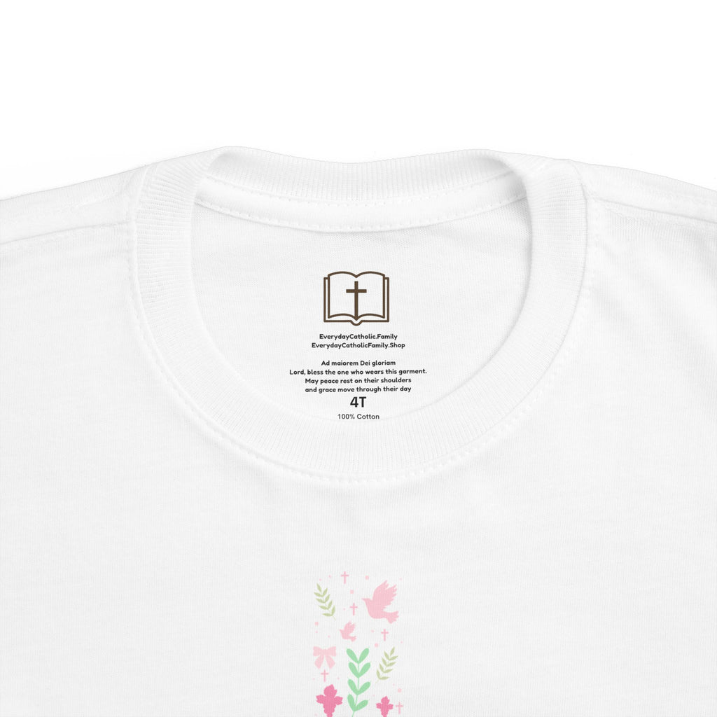Camiseta floral cruzada para niños pequeños: linda y cómoda