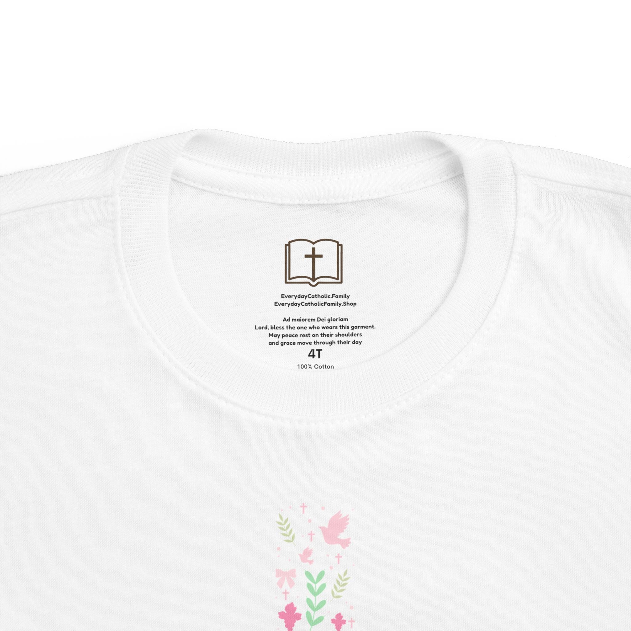 Camiseta floral cruzada para niños pequeños: linda y cómoda
