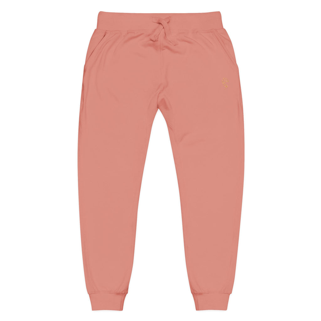 Pantalones deportivos de polar bordados Mariam | Ropa de estar por casa con inspiración religiosa para mujer | Ropa católica acogedora | Regalo para mamás e hijas
