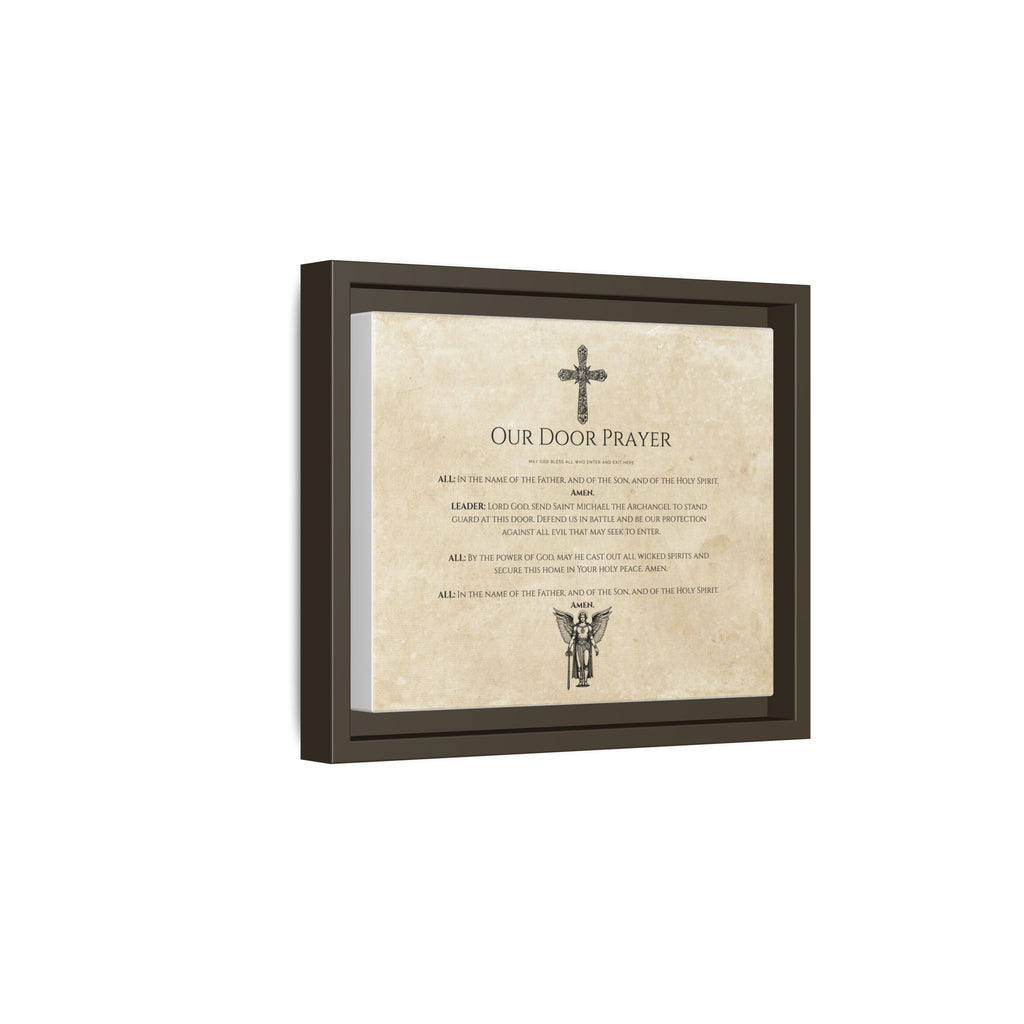 Oración a la Puerta | Arte mural cristiano para bendecir el hogar