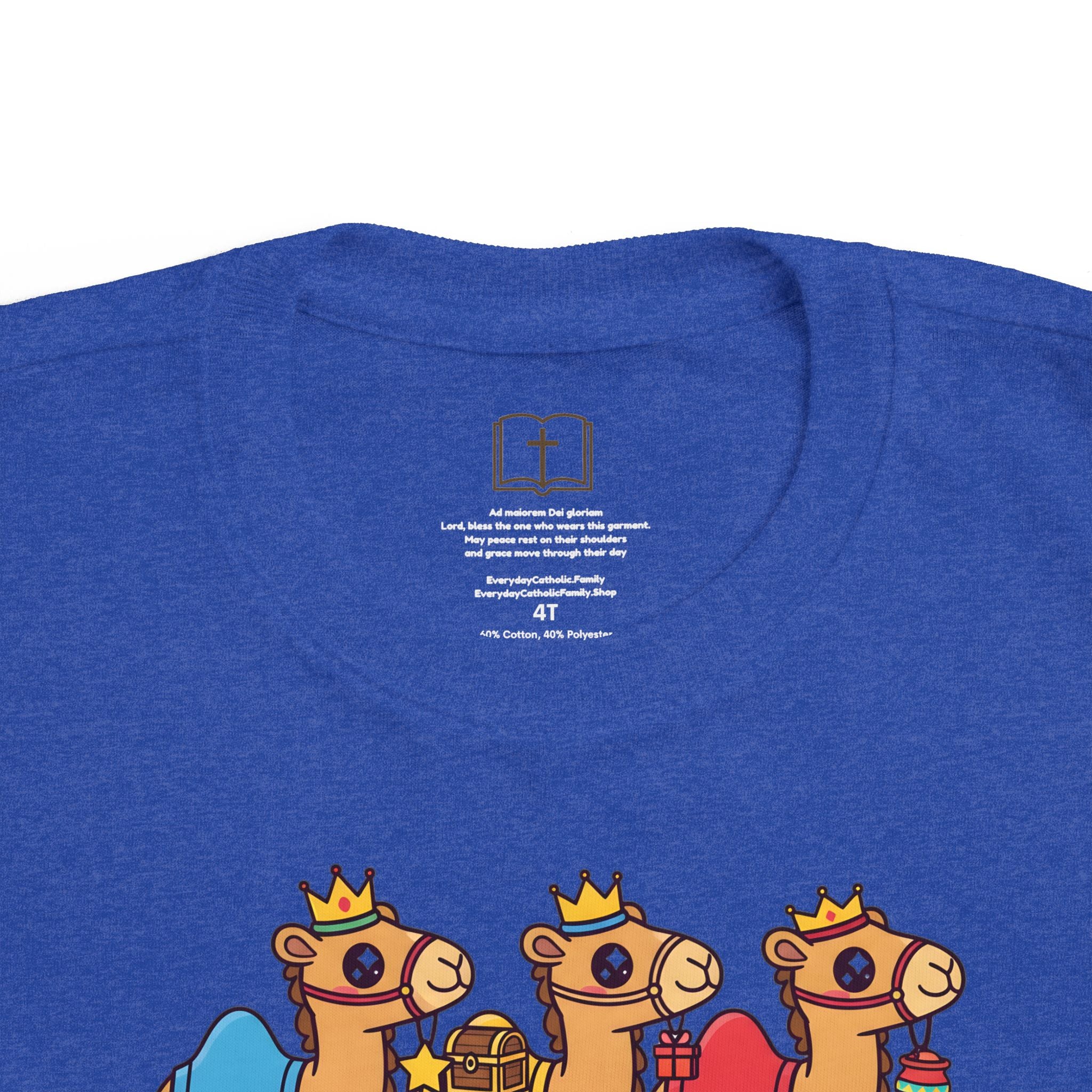 Camellos de los Reyes Magos de Navidad - Camiseta para niños pequeños