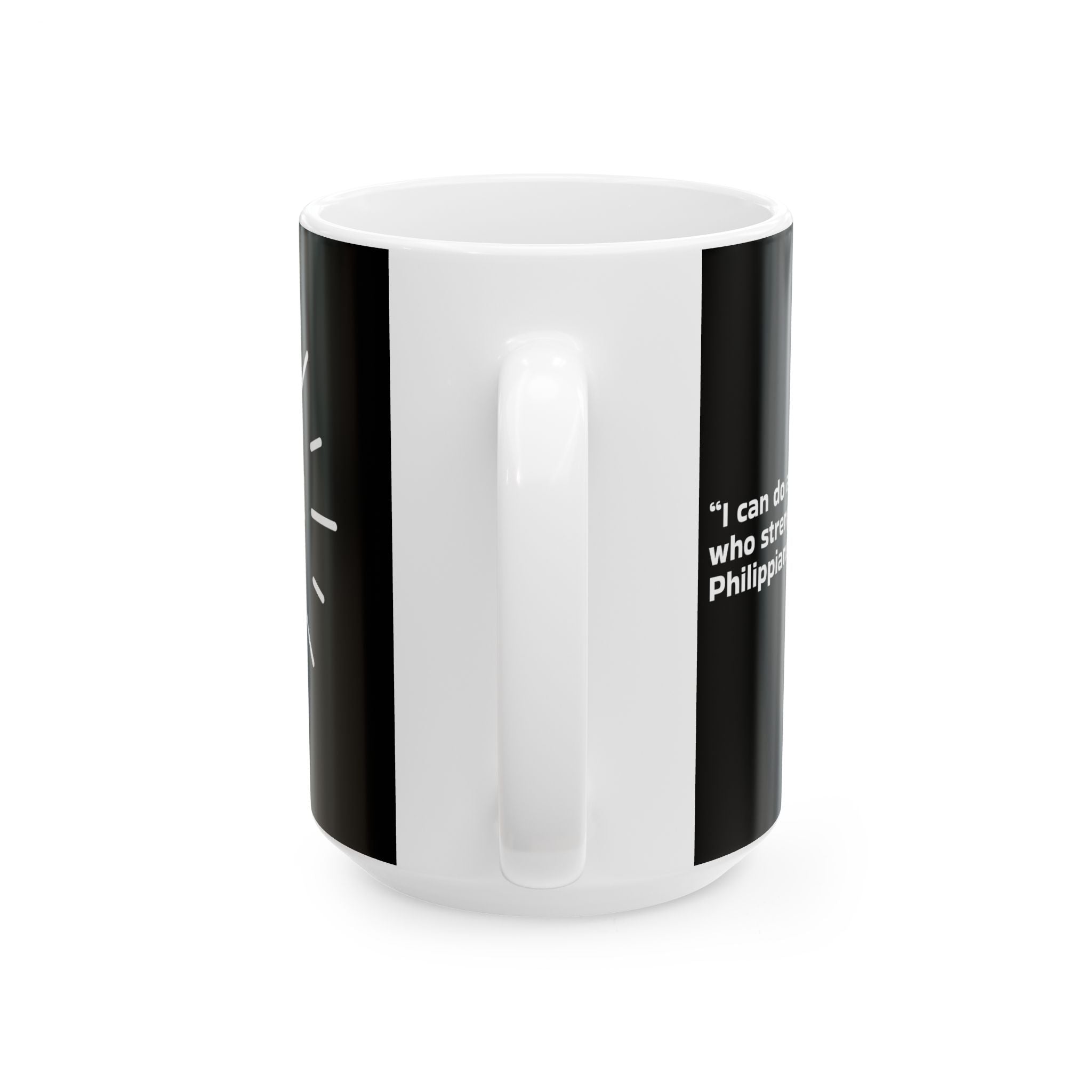 Taza Filipenses 4:13 – Edición Fuerza Cristiana para Hombres (325 ml y 440 ml)
