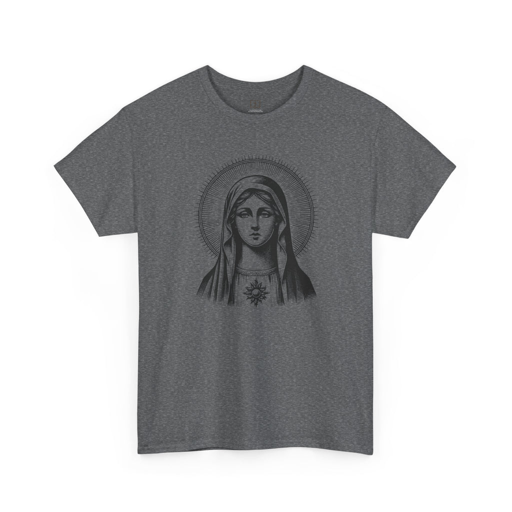 Vintage Inspired Mary Women’s T-Shirt | Catholic Art Tee | Faith-Based Apparel