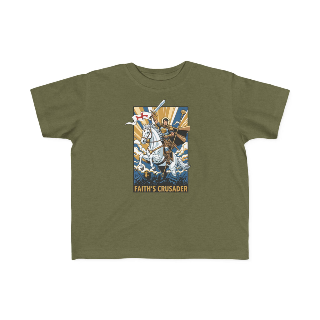 Camiseta infantil de Santiago el Mayor | Camiseta de aventura de Faith's Crusader