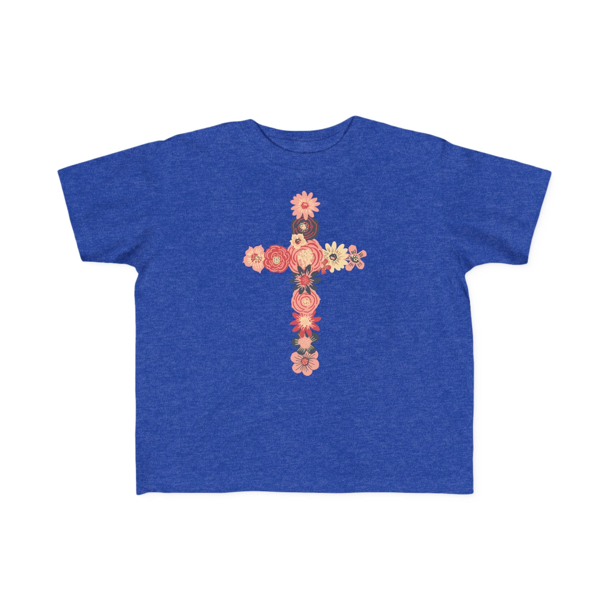 Camiseta cruzada floral para niños pequeños