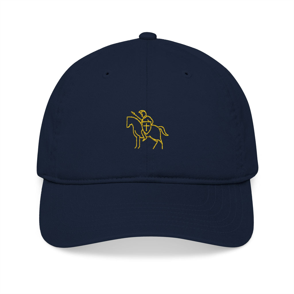 Gorra de béisbol orgánica Faith Crusader | Gorra católica para hombre | Gorra con cruz bordada | Regalo para padres y esposos