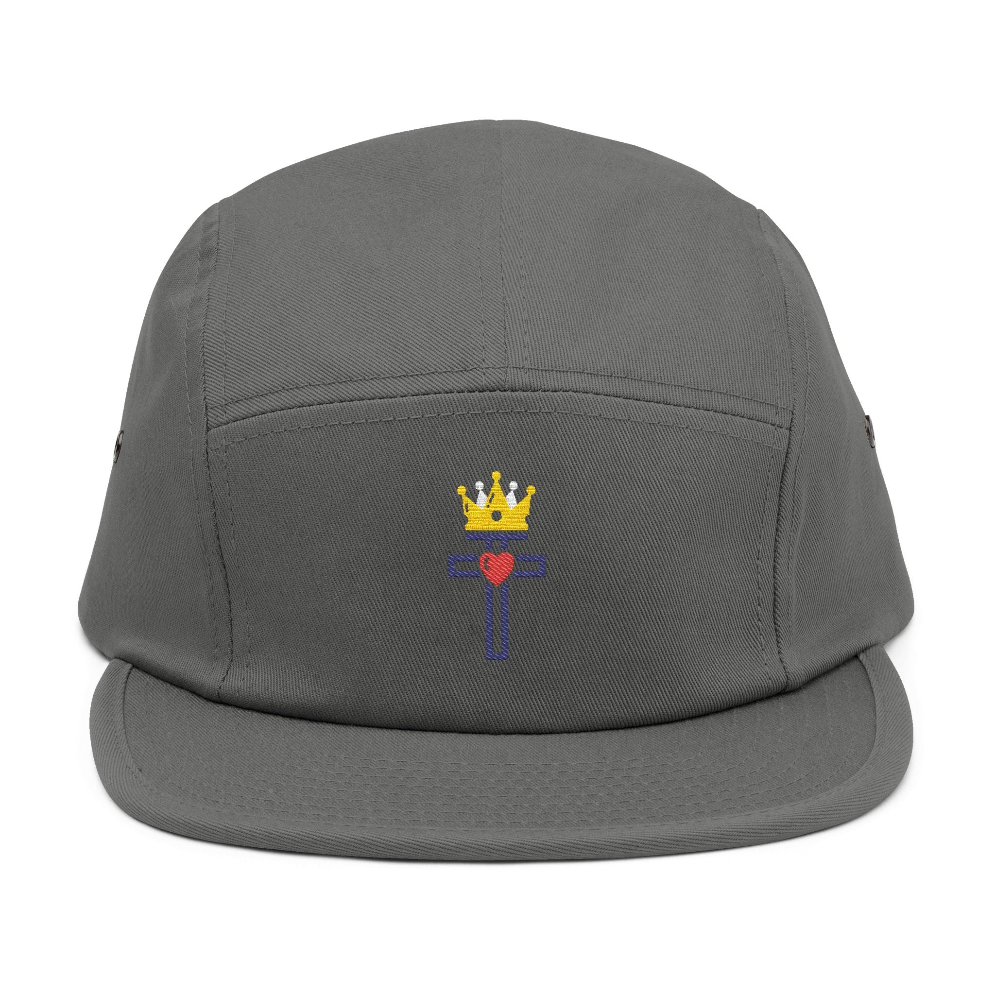 Christ is King Sacred Heart Embroidered 5-Panel Cap
