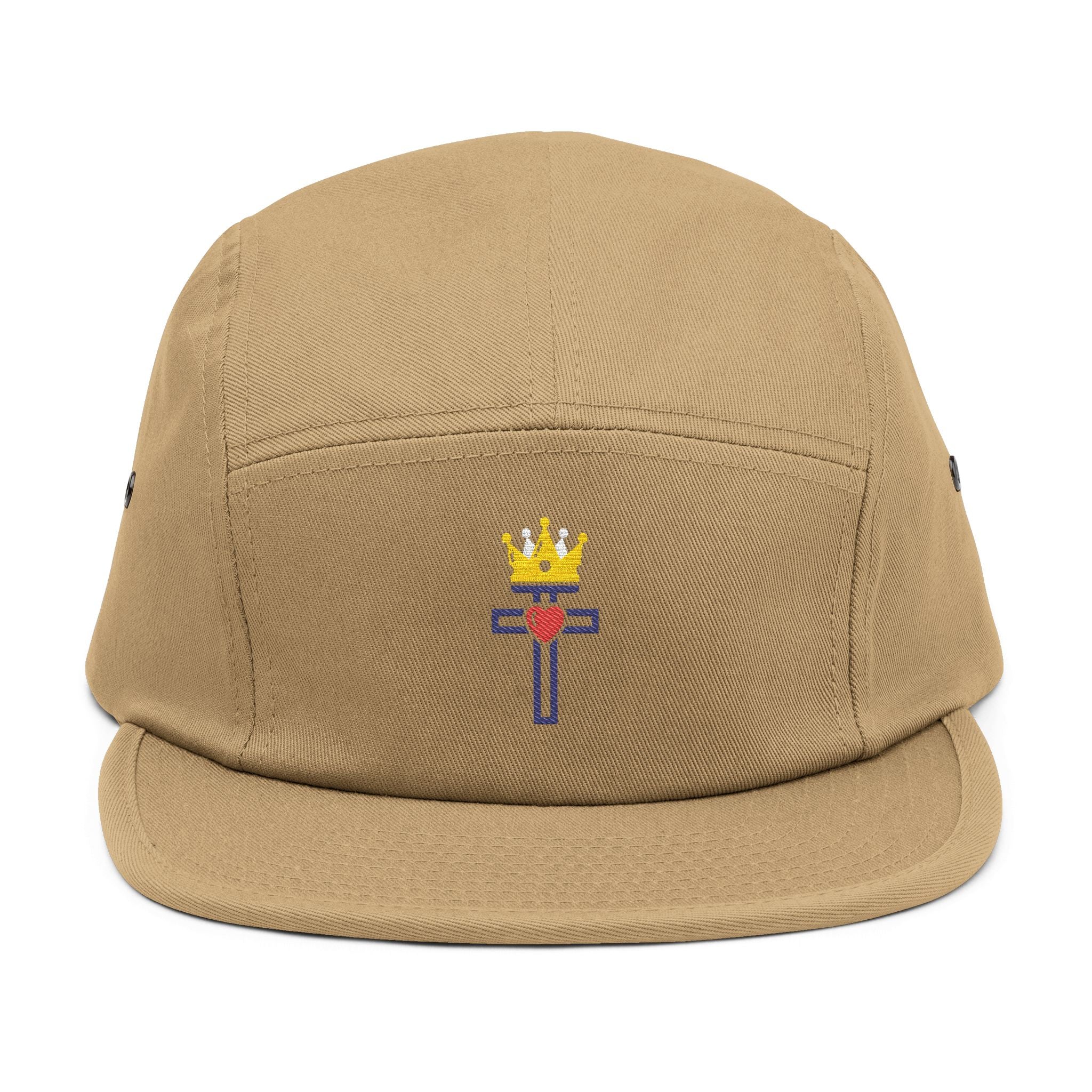 Christ is King Sacred Heart Embroidered 5-Panel Cap