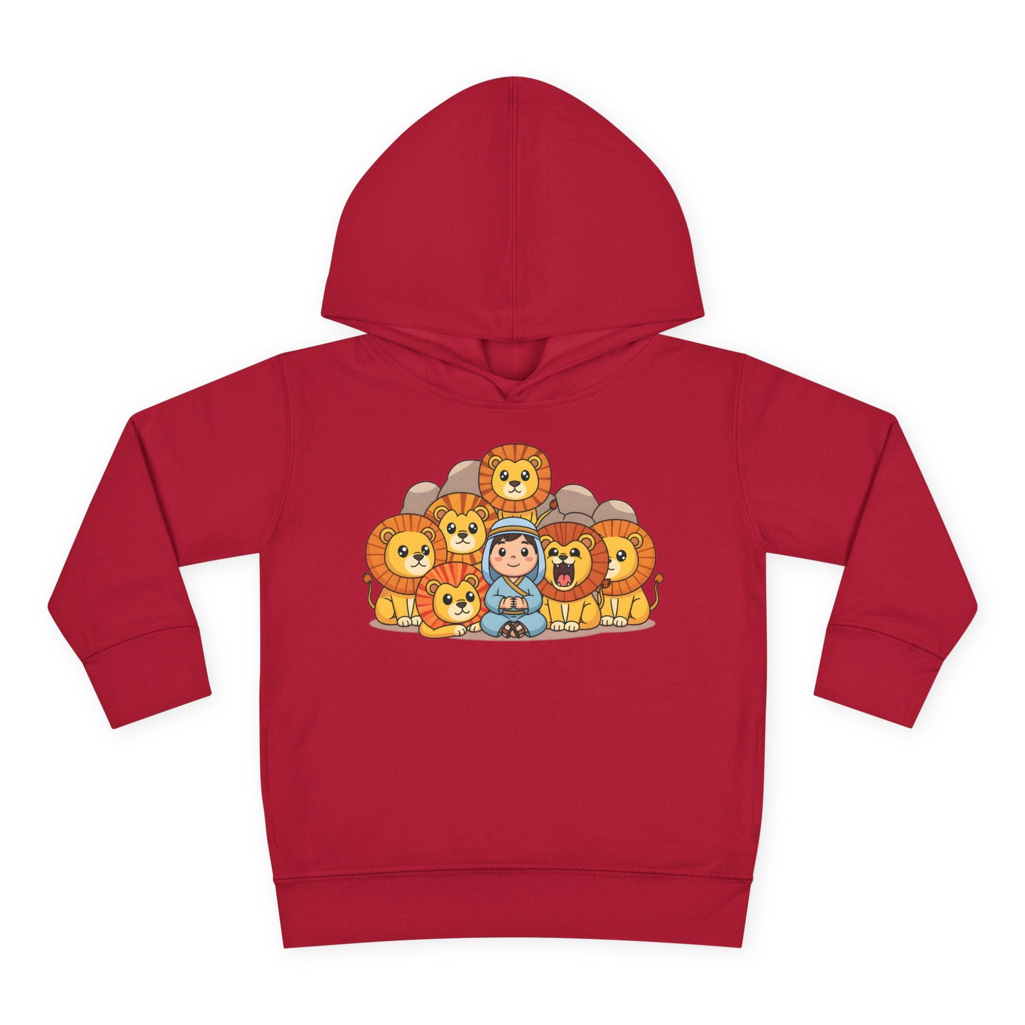 Sudadera con capucha para niños pequeños de Daniel en el foso de los leones | Ropa católica para niños 