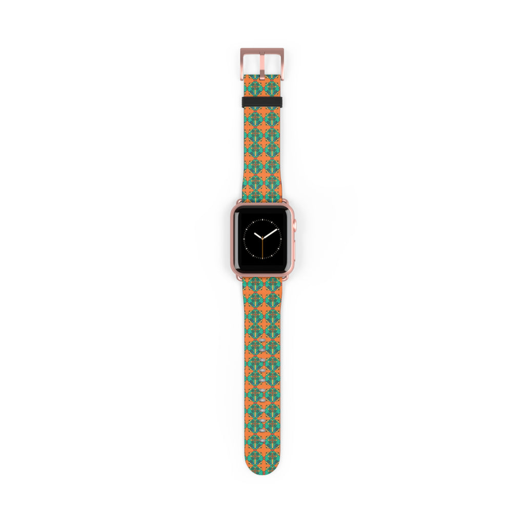 Correa para iWatch con cruz geométrica – Edición Modern Faith para mujer