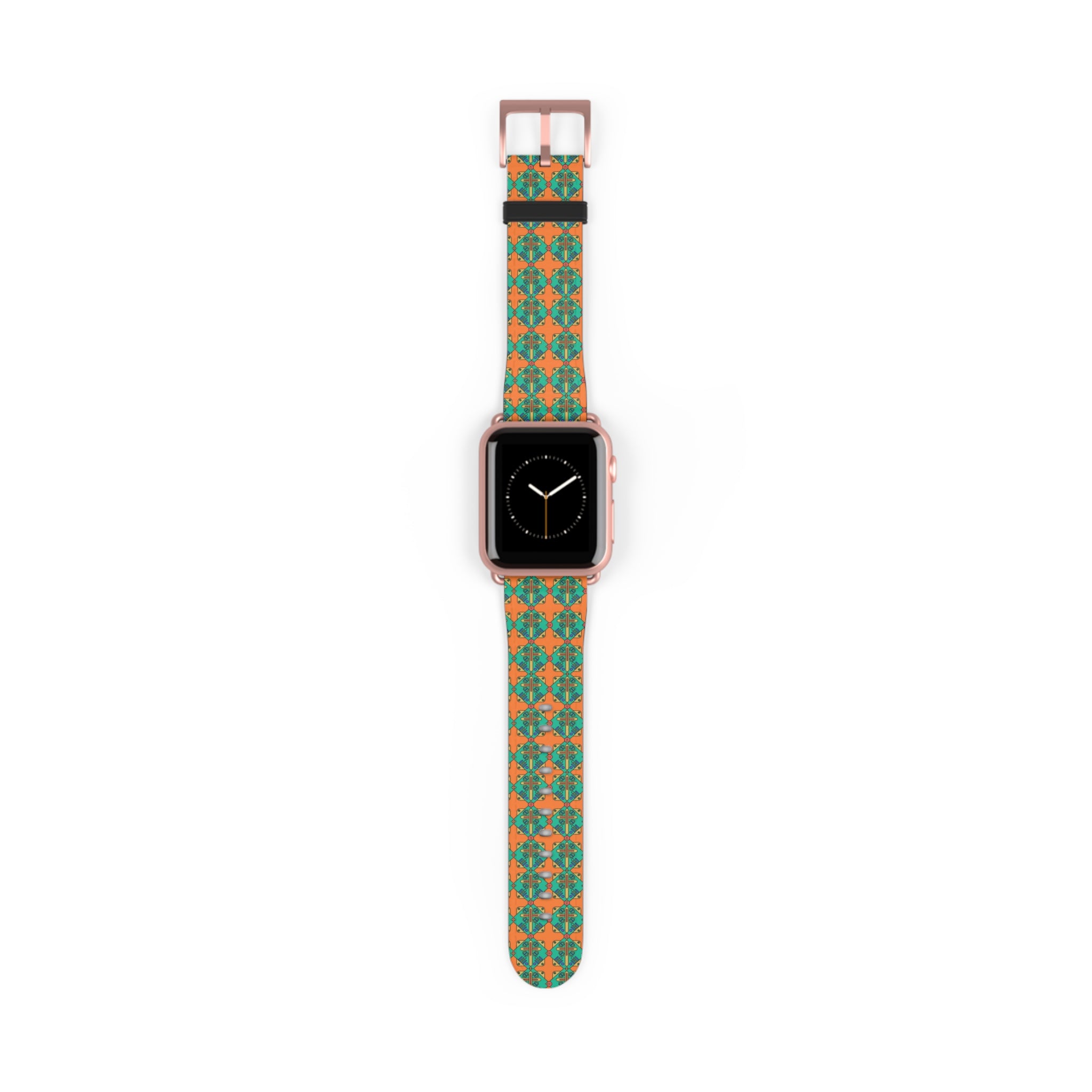 Correa para iWatch con cruz geométrica – Edición Modern Faith para mujer