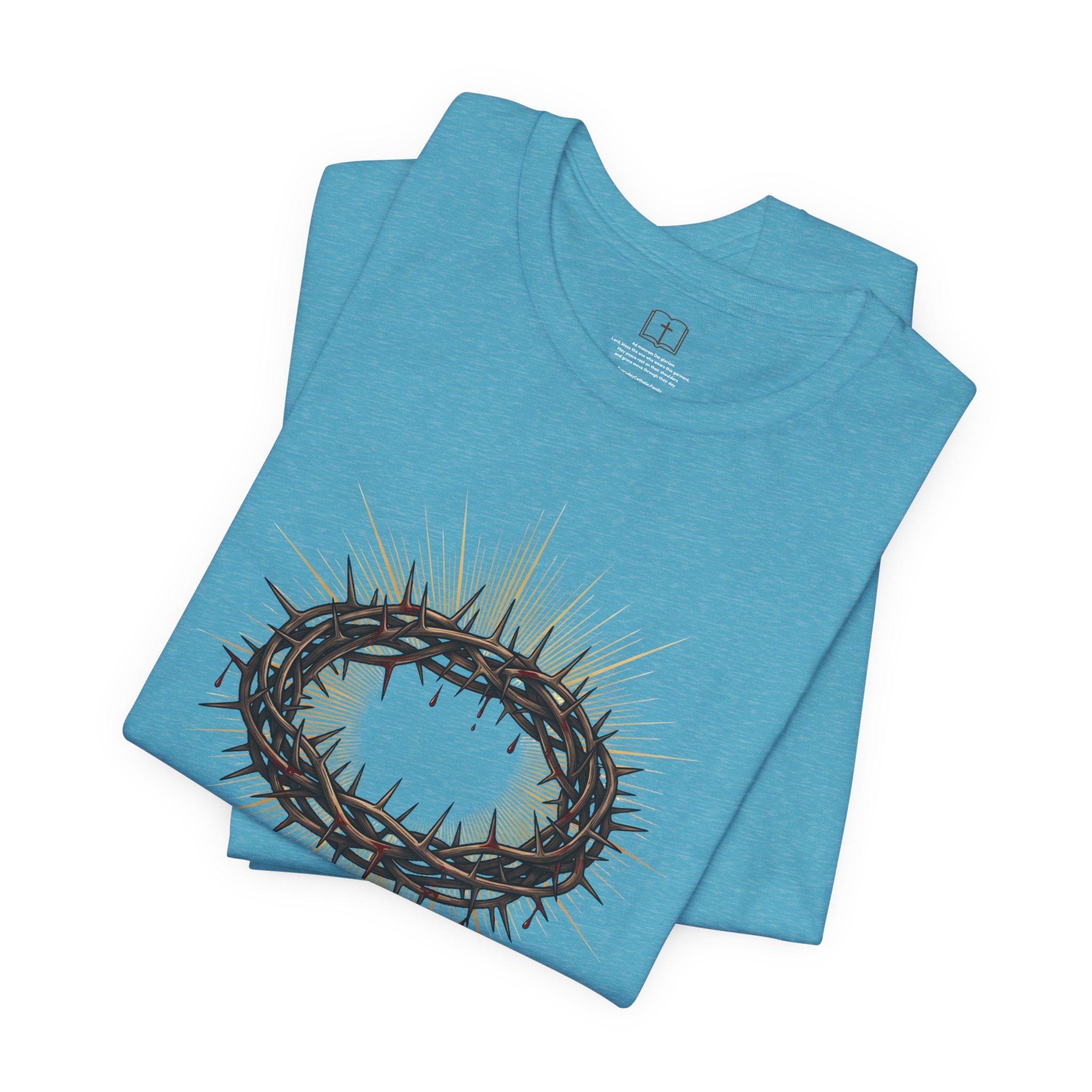 Camiseta para hombre Corona de Espinas de la Sagrada Pasión