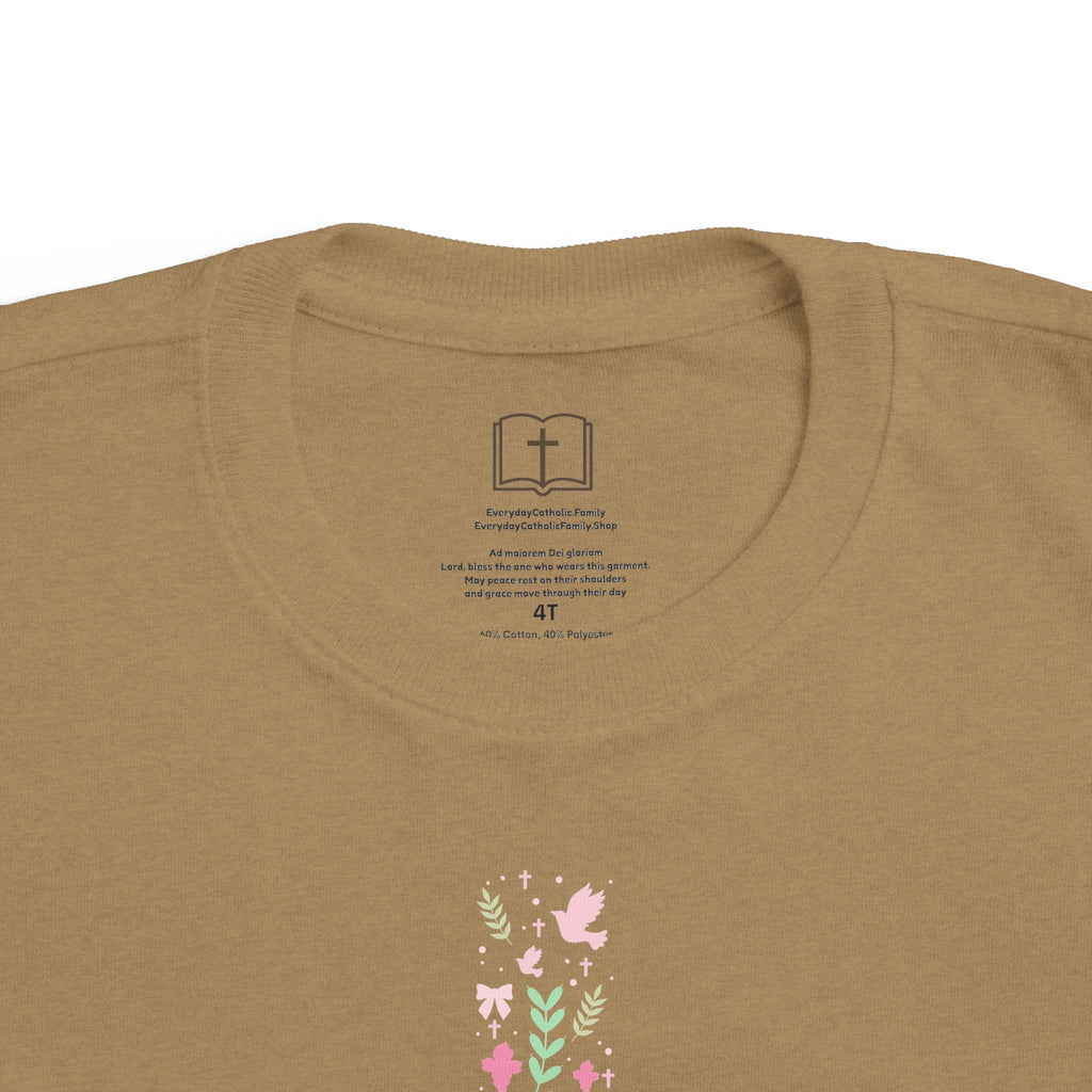 Camiseta floral cruzada para niños pequeños: linda y cómoda