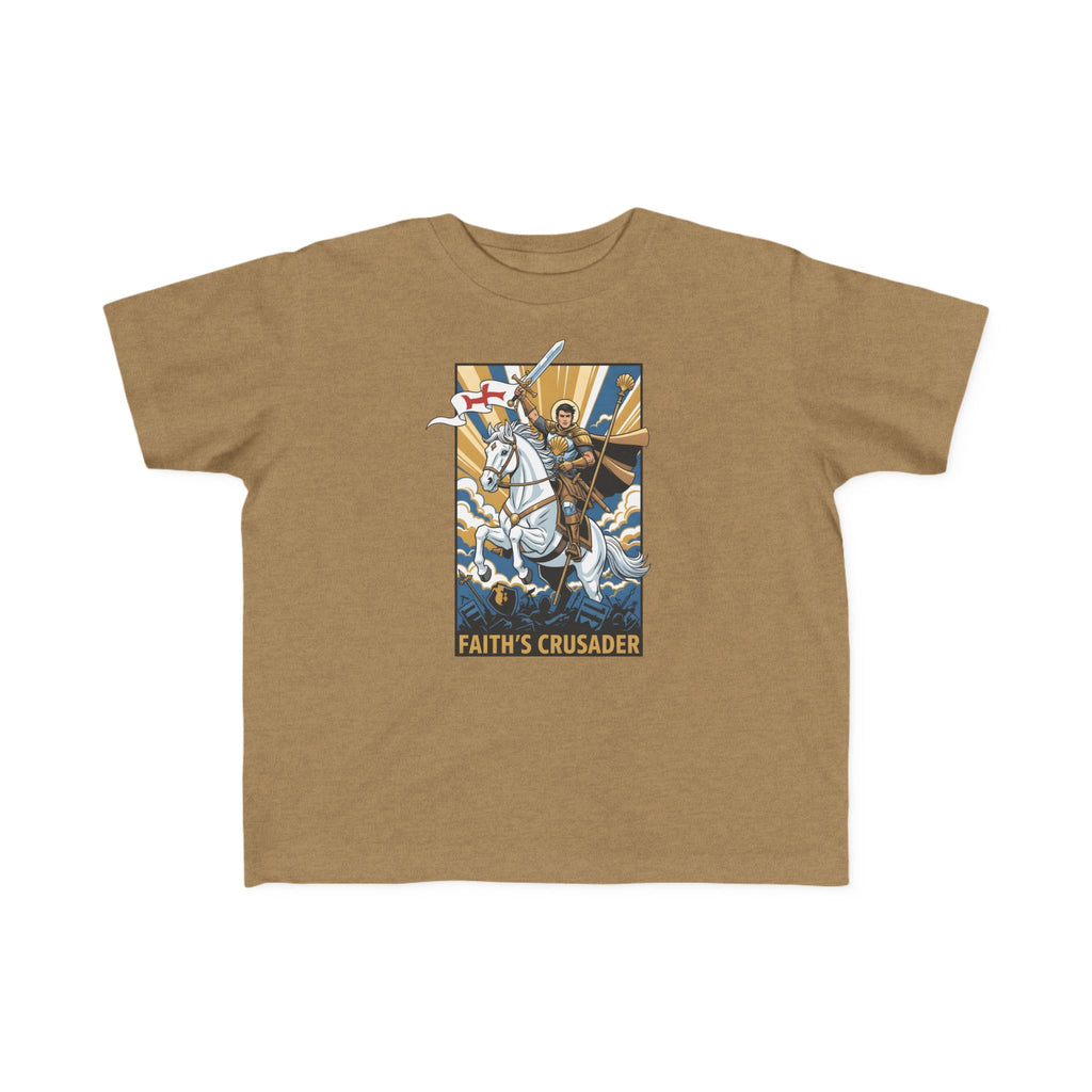 Camiseta infantil de Santiago el Mayor | Camiseta de aventura de Faith's Crusader
