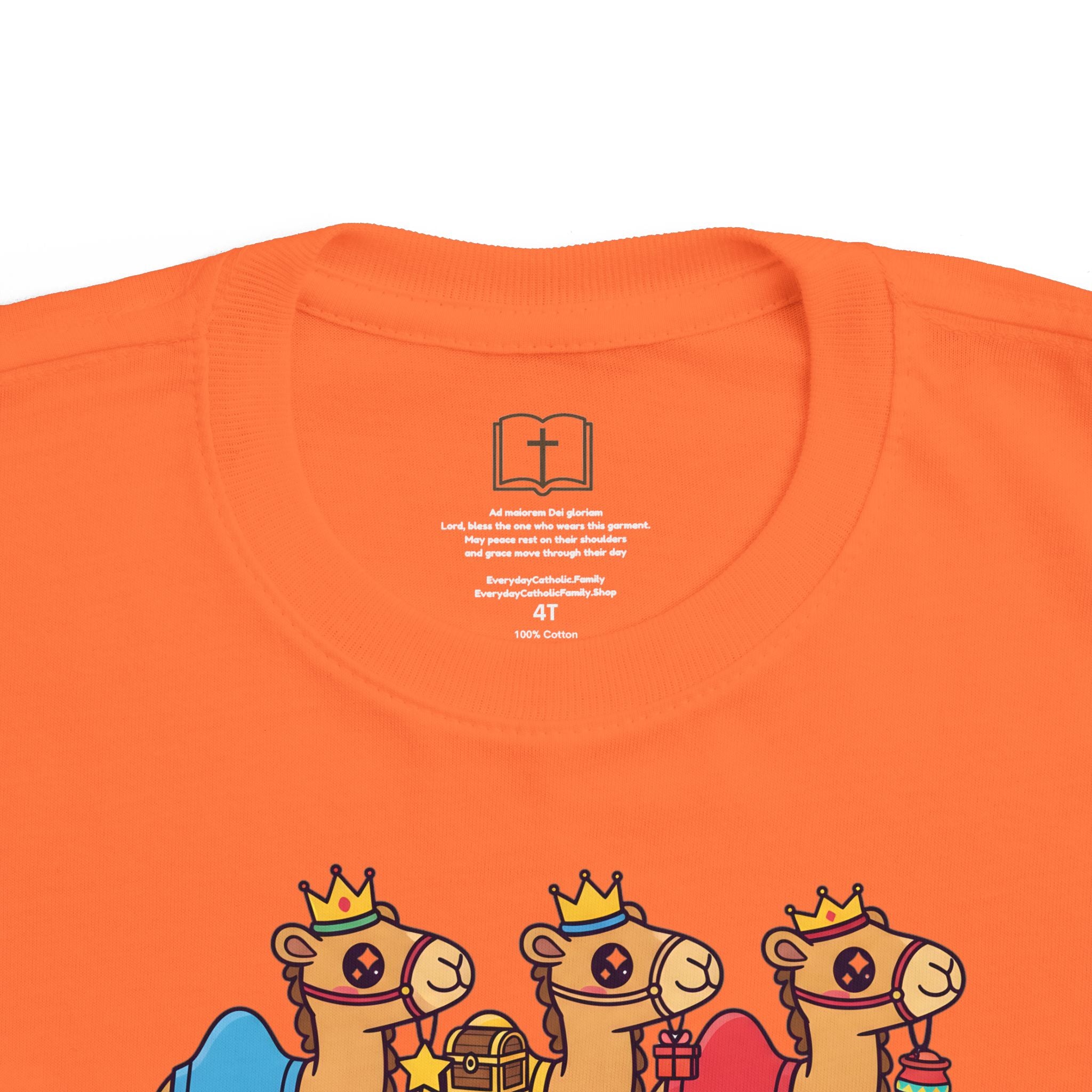 Christmas three Kings Camels - Todler tShirt