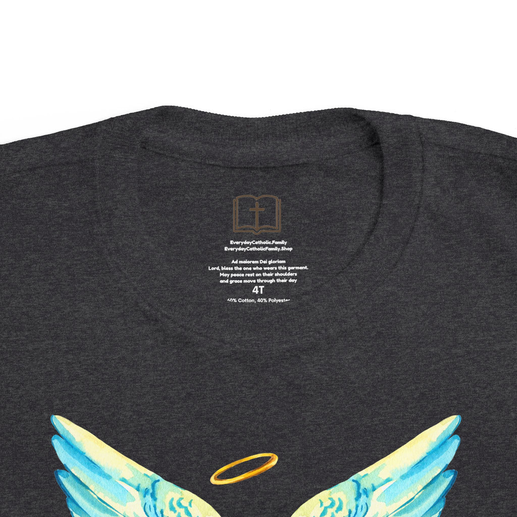 Camiseta con alas de ángel para niños pequeños