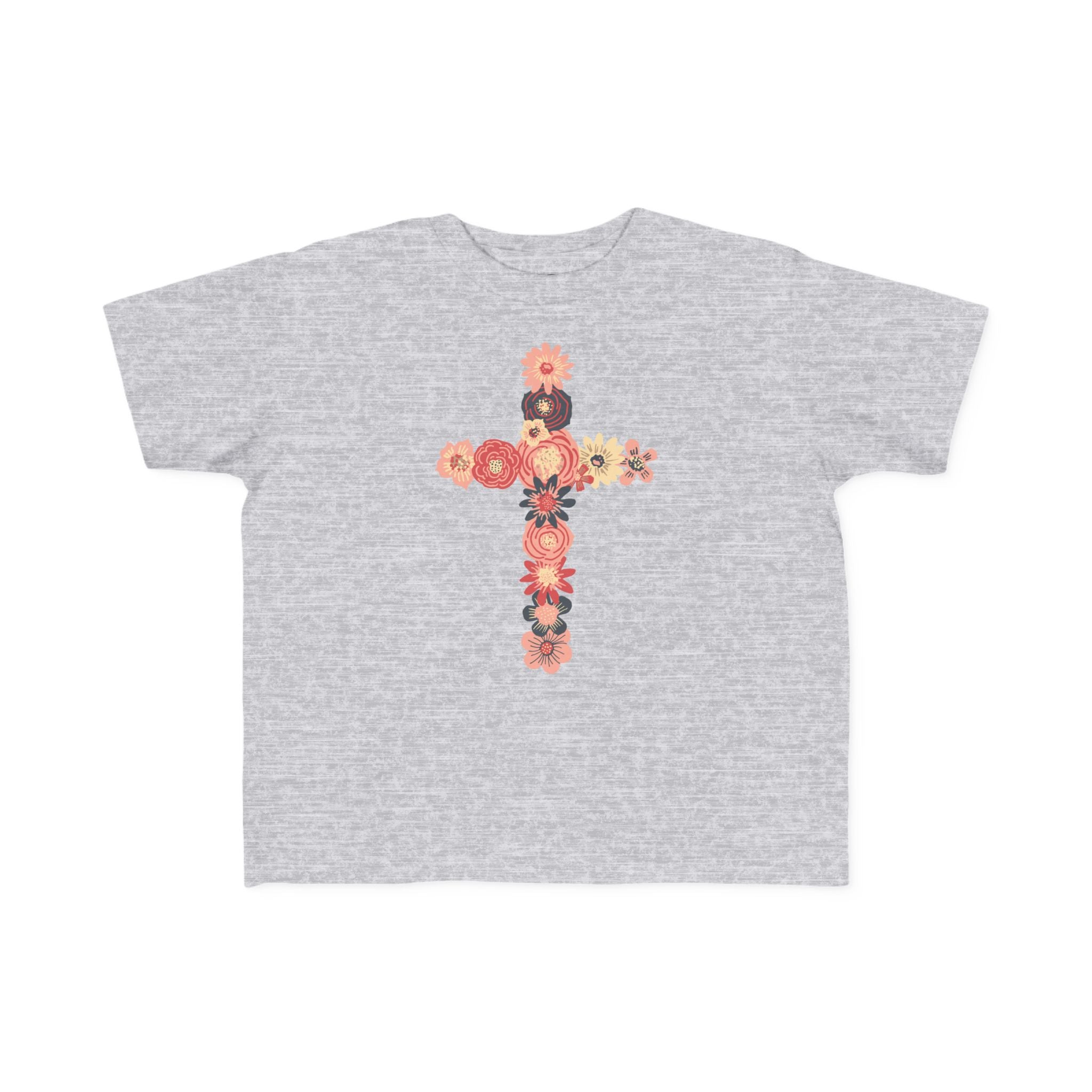Camiseta cruzada floral para niños pequeños
