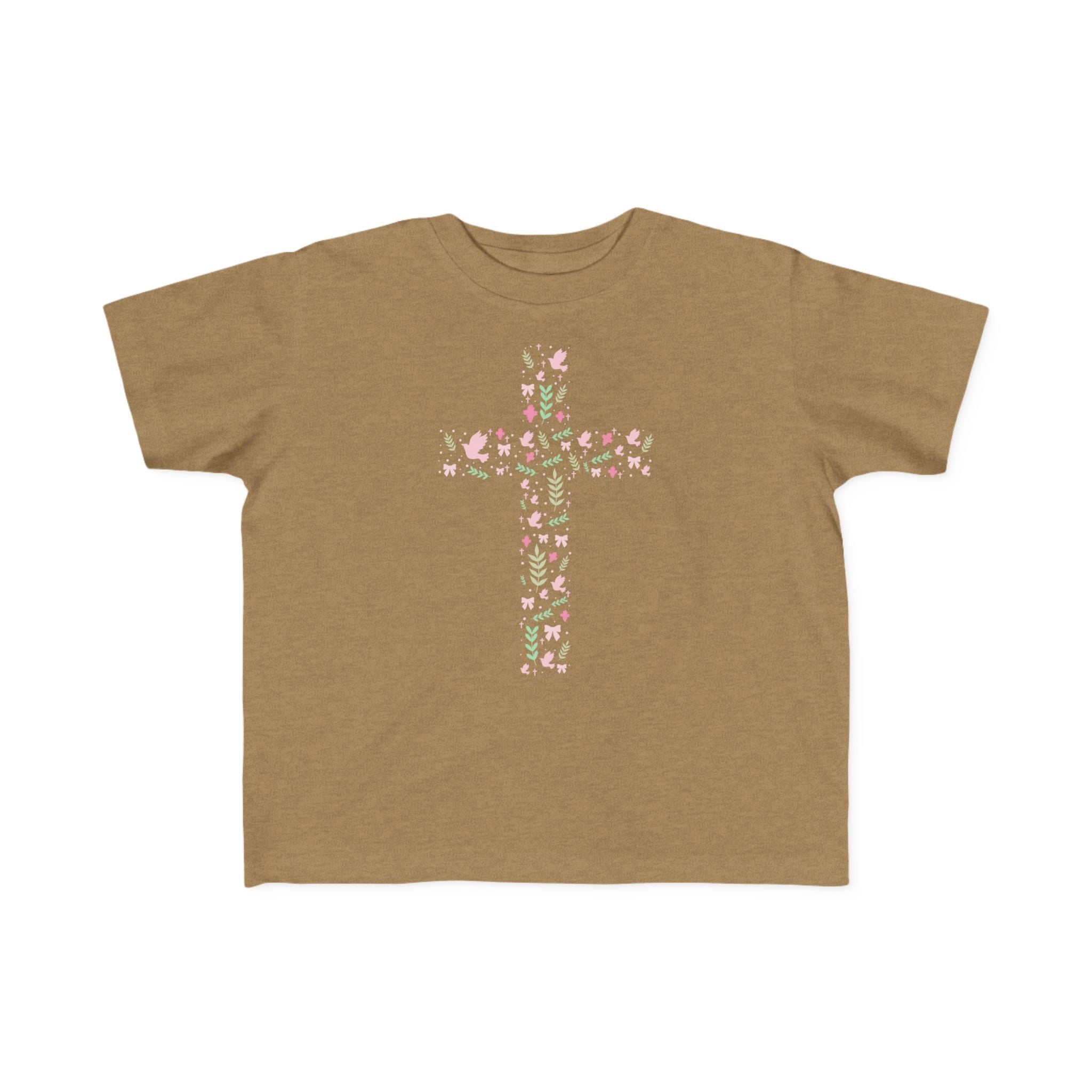 Camiseta floral cruzada para niños pequeños: linda y cómoda