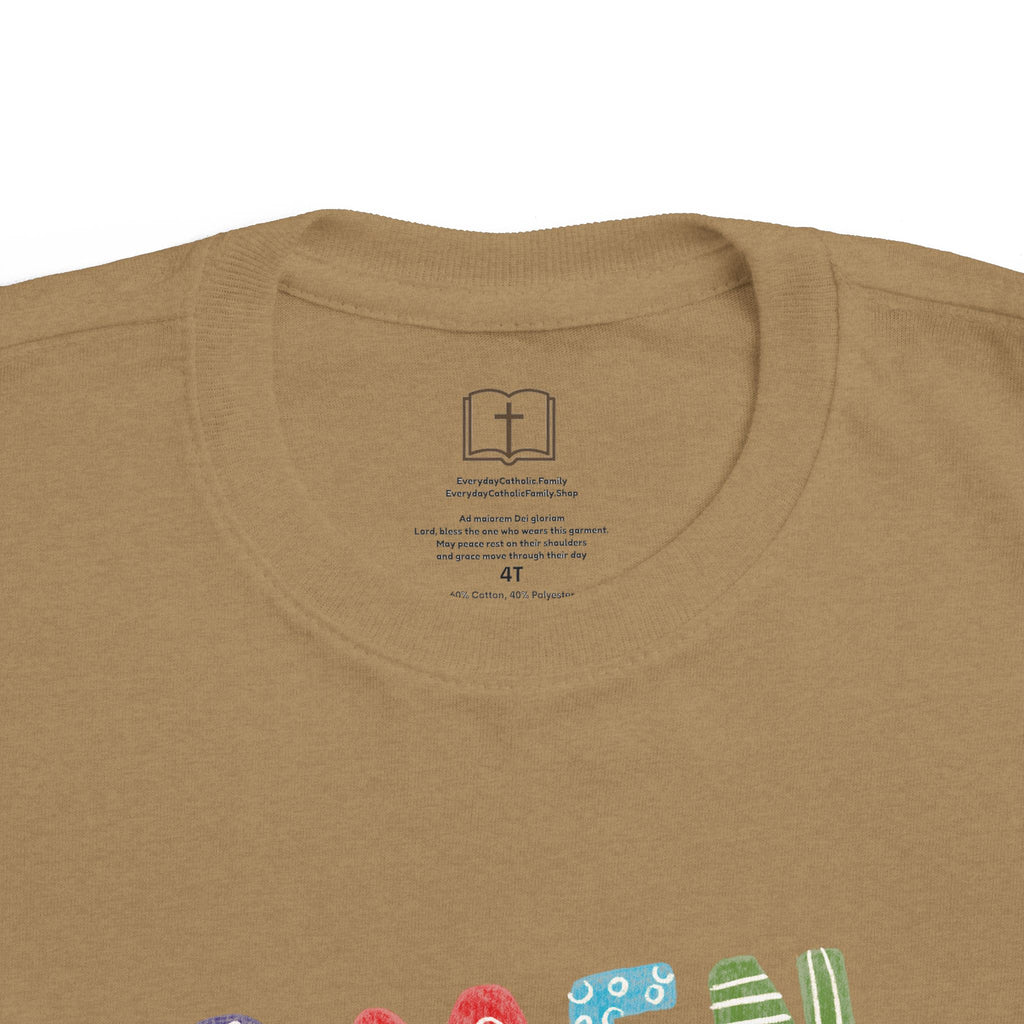 Colorful Toddler's 'AMEN' Jersey Tee - Comfortable & Fun Kids Wear