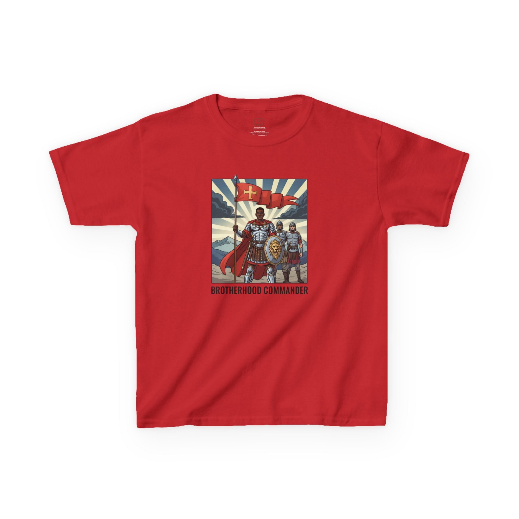 Brotherhood Commander Kids Tee - Fun Graphic Tee for Boys & Girls, Perfect for Playtime, Gifts, Birthdays, or Celebrations