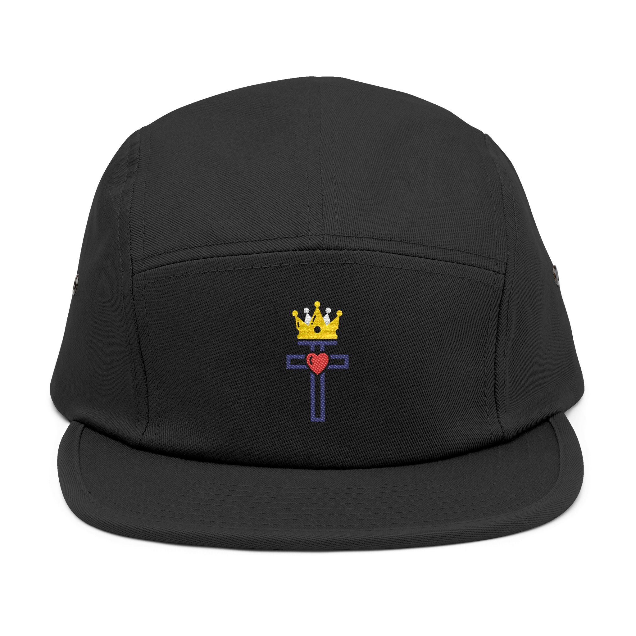 Christ is King Sacred Heart Embroidered 5-Panel Cap