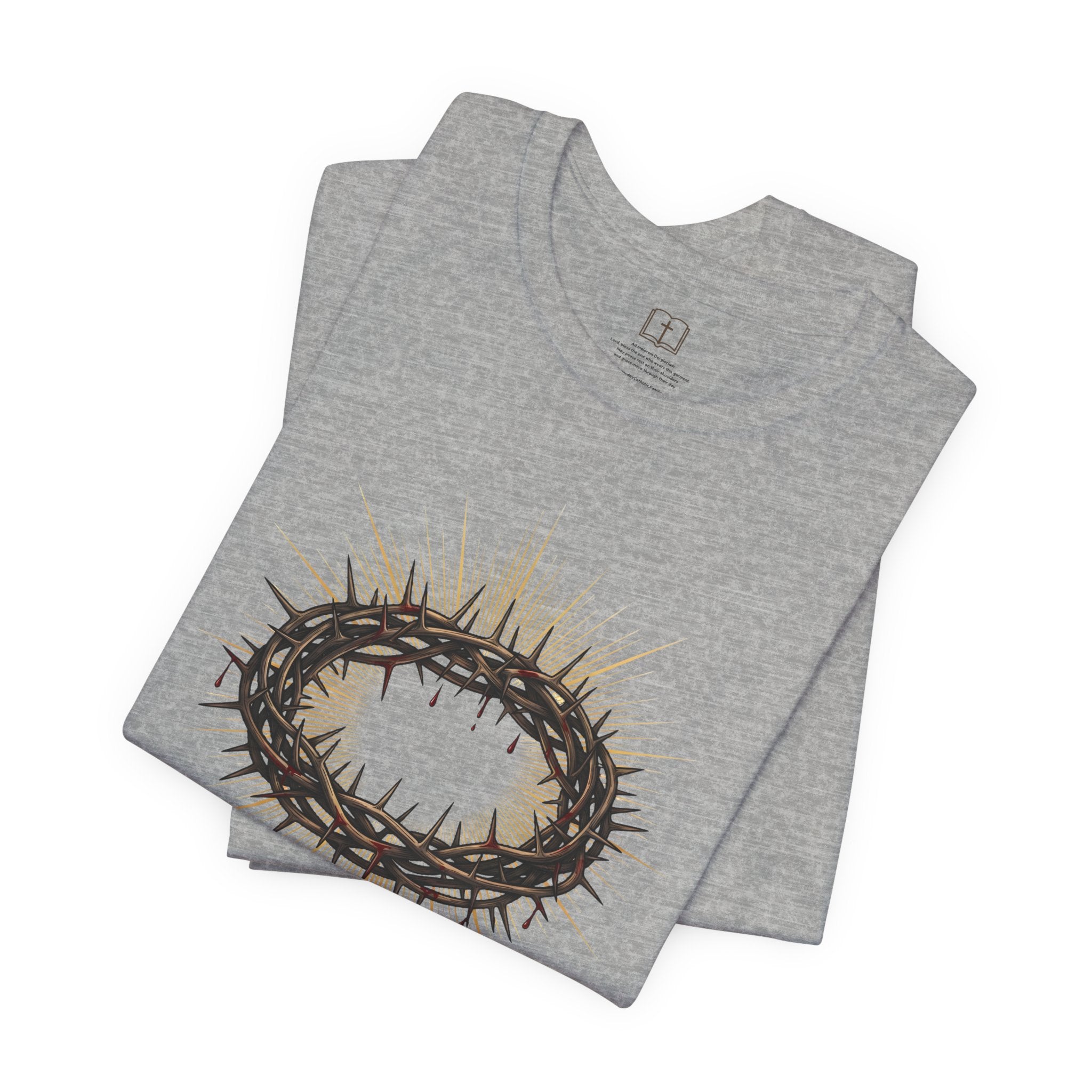 Camiseta para hombre Corona de Espinas de la Sagrada Pasión