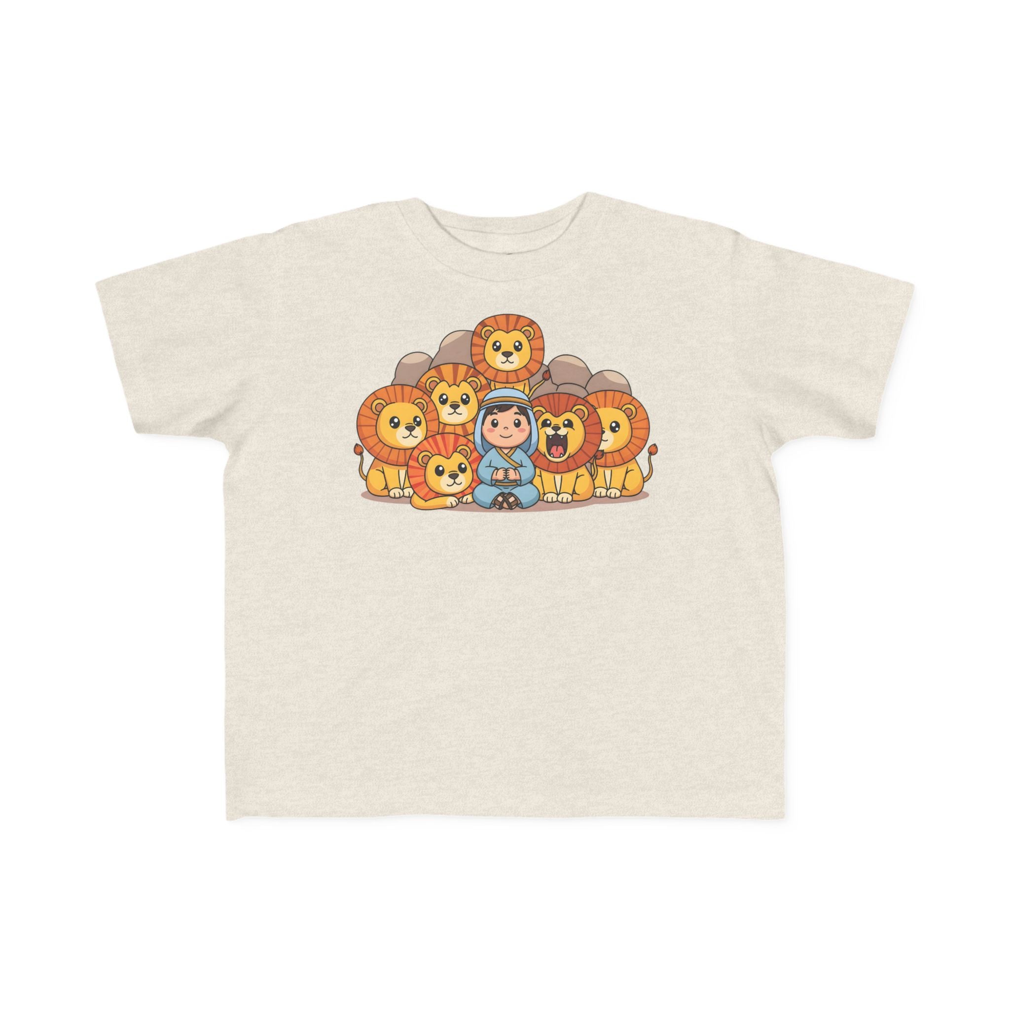 Faithful Daniel in the Lions' Den Kids' Tee | Catholic Story Shirt