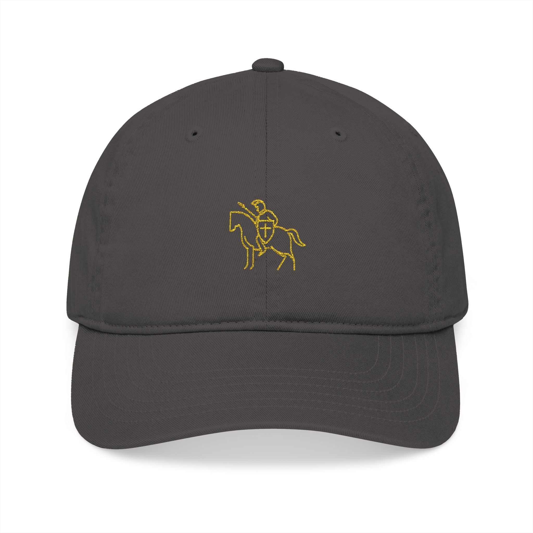 Gorra de béisbol orgánica Faith Crusader | Gorra católica para hombre | Gorra con cruz bordada | Regalo para padres y esposos