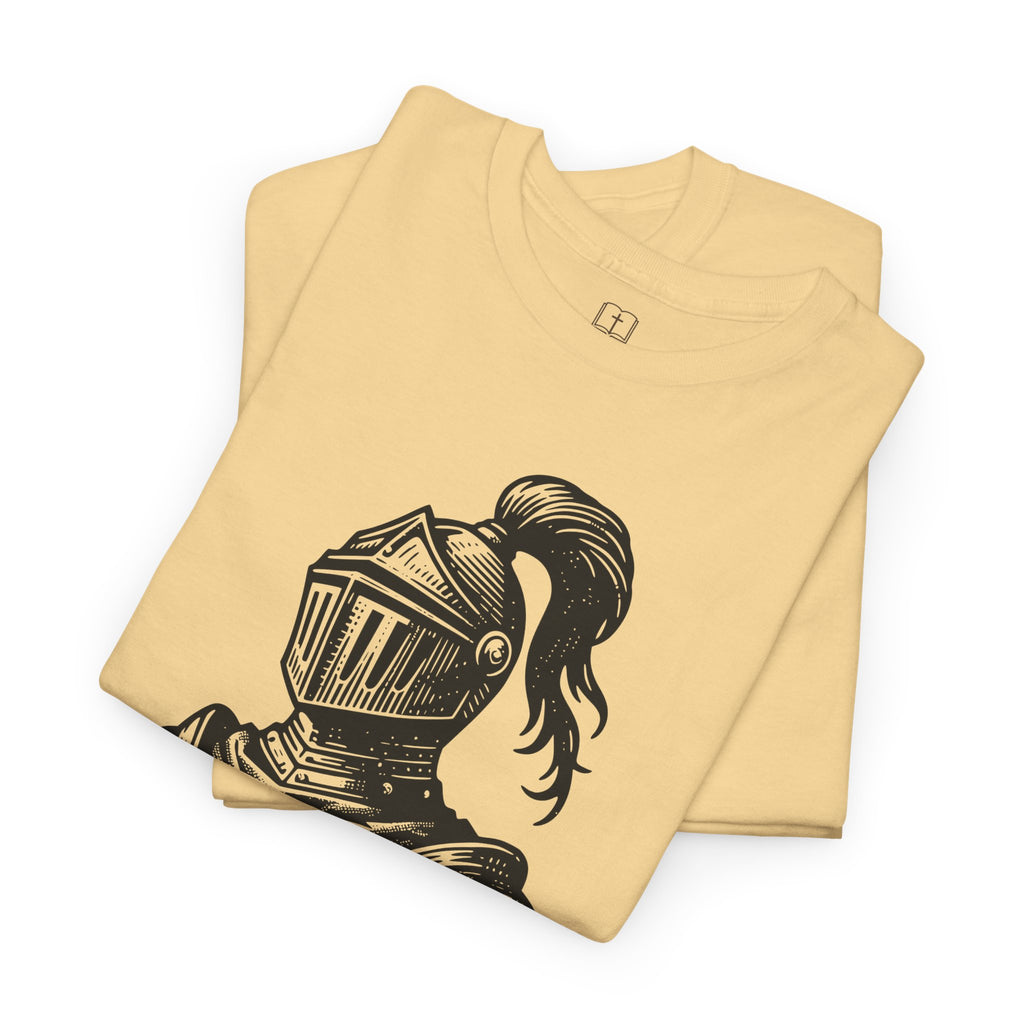 Camiseta de caballero con armadura para hombre | Camiseta gráfica inspirada en la fe | Fuerza y ​​estilo para el día a día