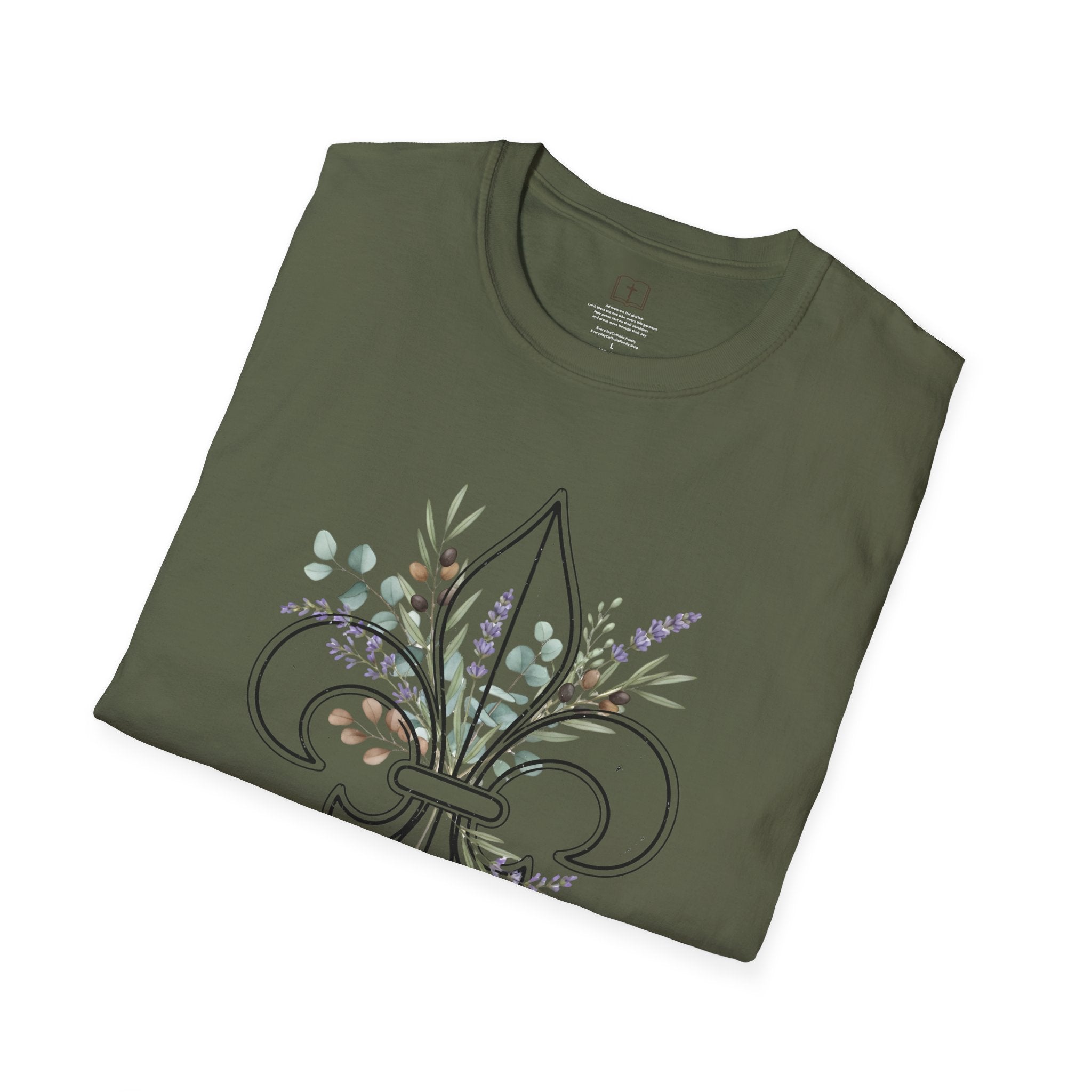Camiseta floral de flor de lis de Faith &amp; Family Home