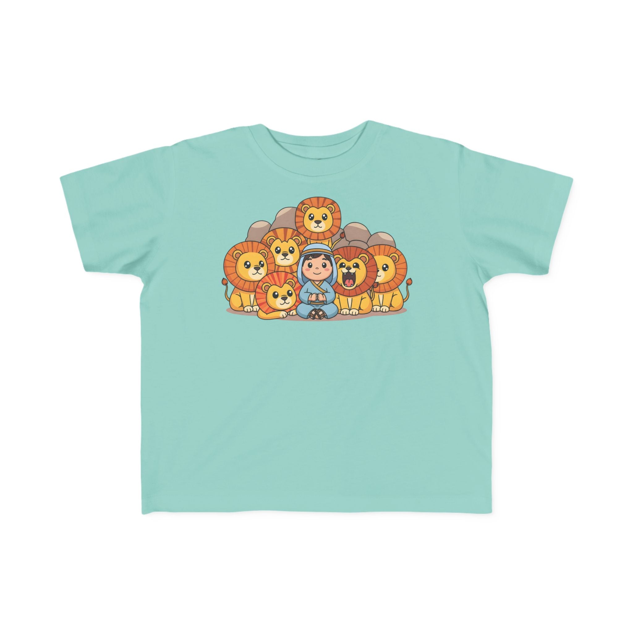 Faithful Daniel in the Lions' Den Kids' Tee | Catholic Story Shirt