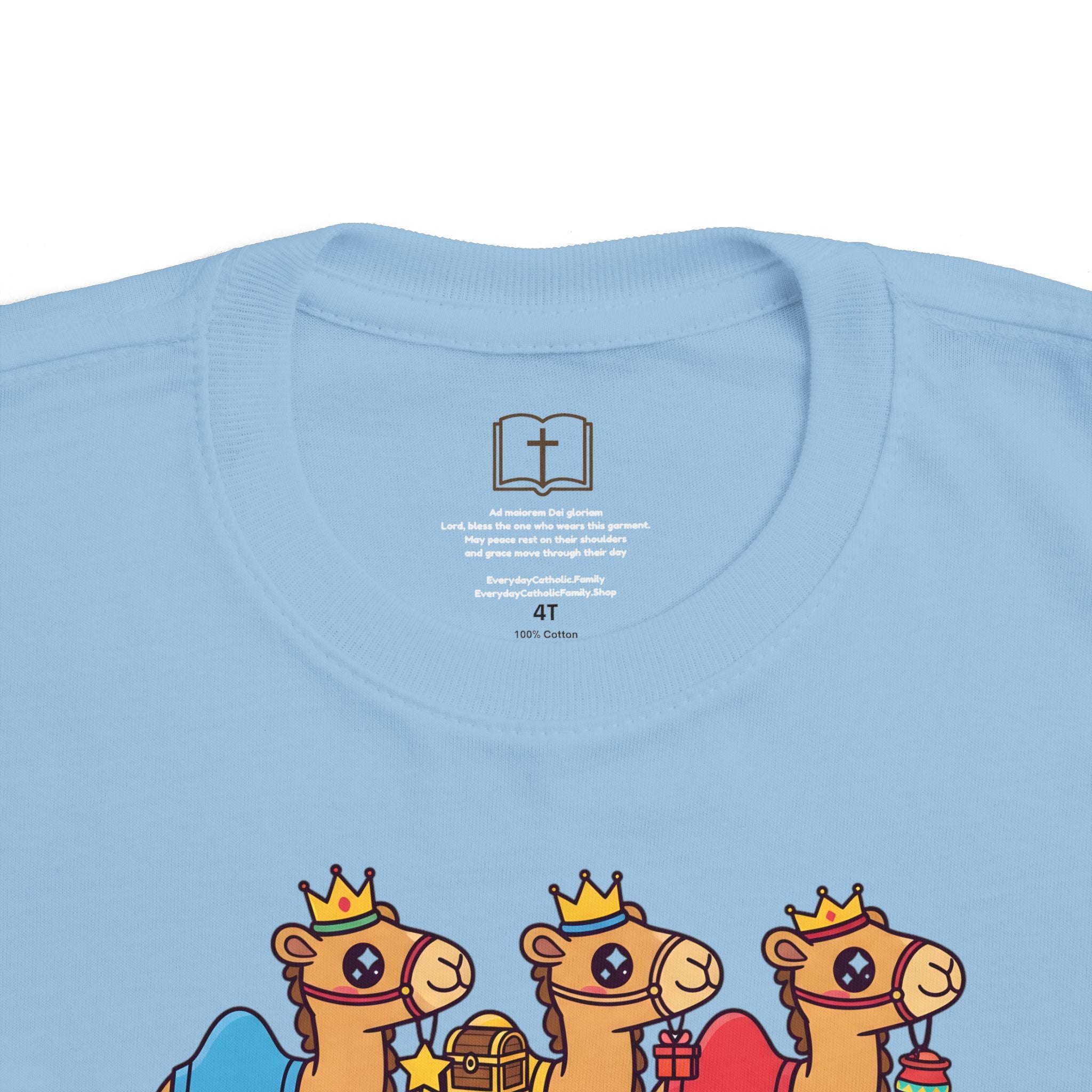 Camellos de los Reyes Magos de Navidad - Camiseta para niños pequeños