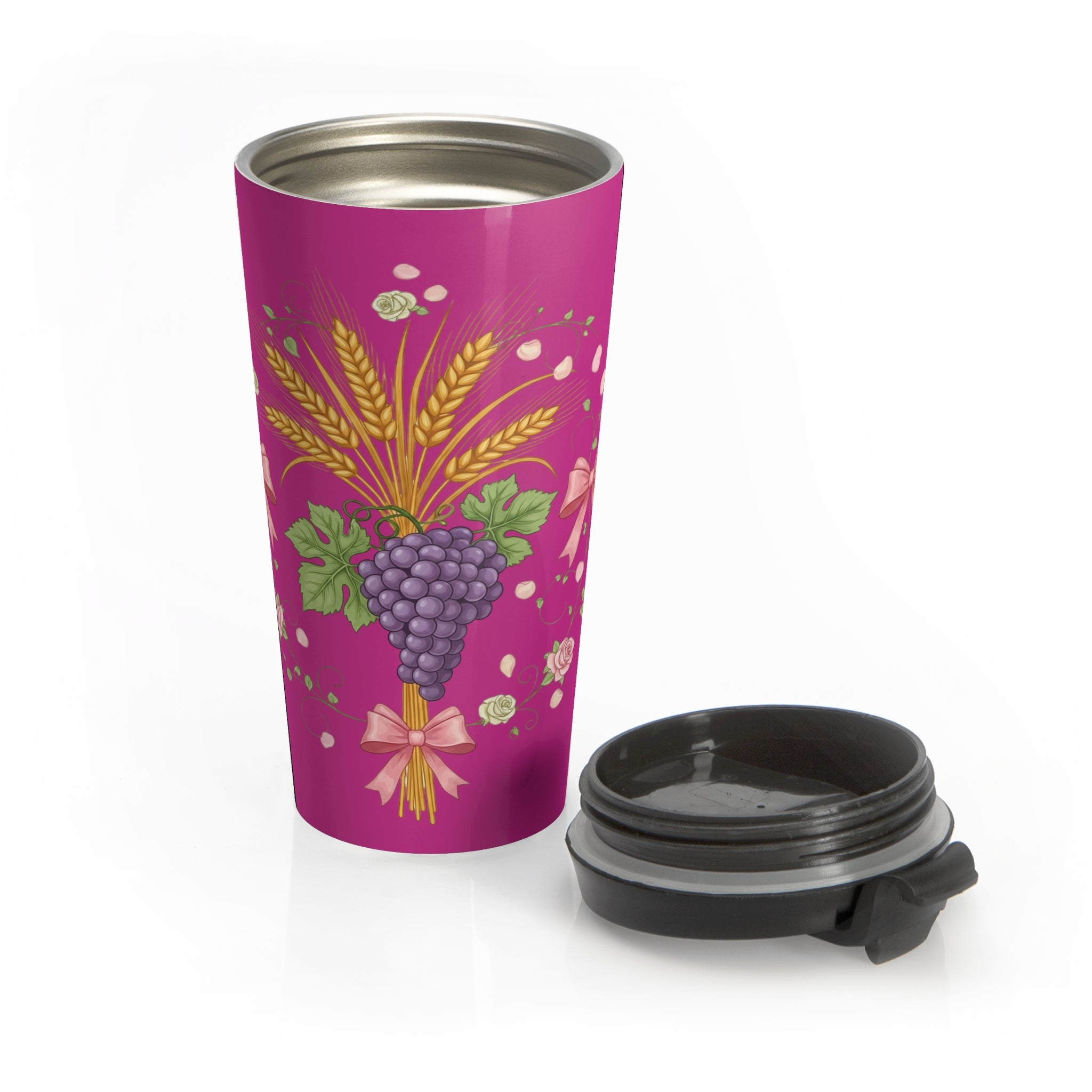 Abundant Harvest Travel Mug | Faith Inspired Stainless Steel Tumbler