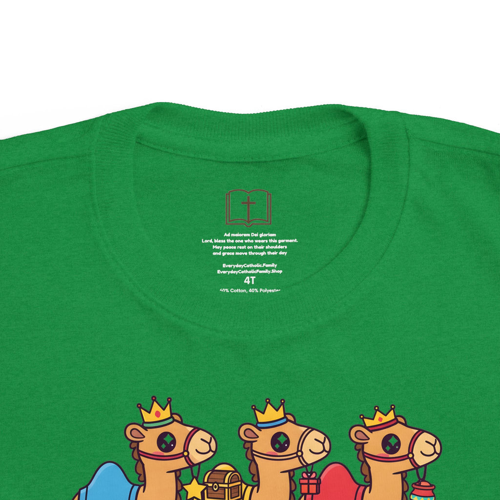 Camellos de los Reyes Magos de Navidad - Camiseta para niños pequeños