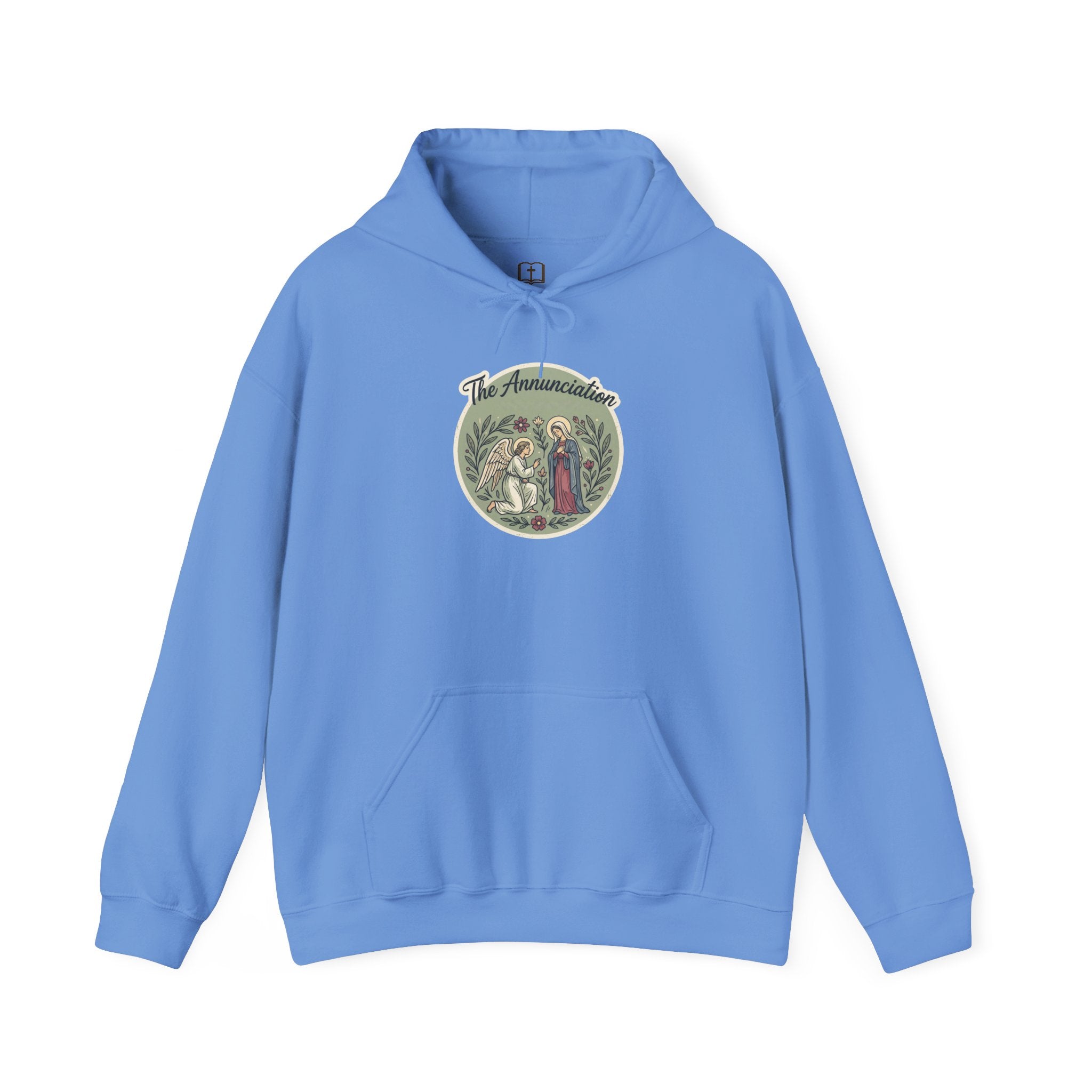 Sudadera católica de la Anunciación - Sudadera vintage con fe mariana