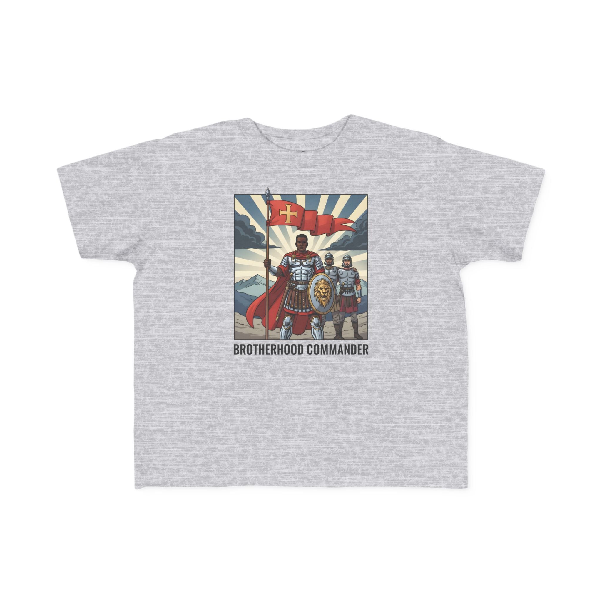 Brotherhood Commander Toddler Tee - Fun Graphic Tee for Boys, Perfect for Playtime, Gifts, Birthdays, or Celebrations
