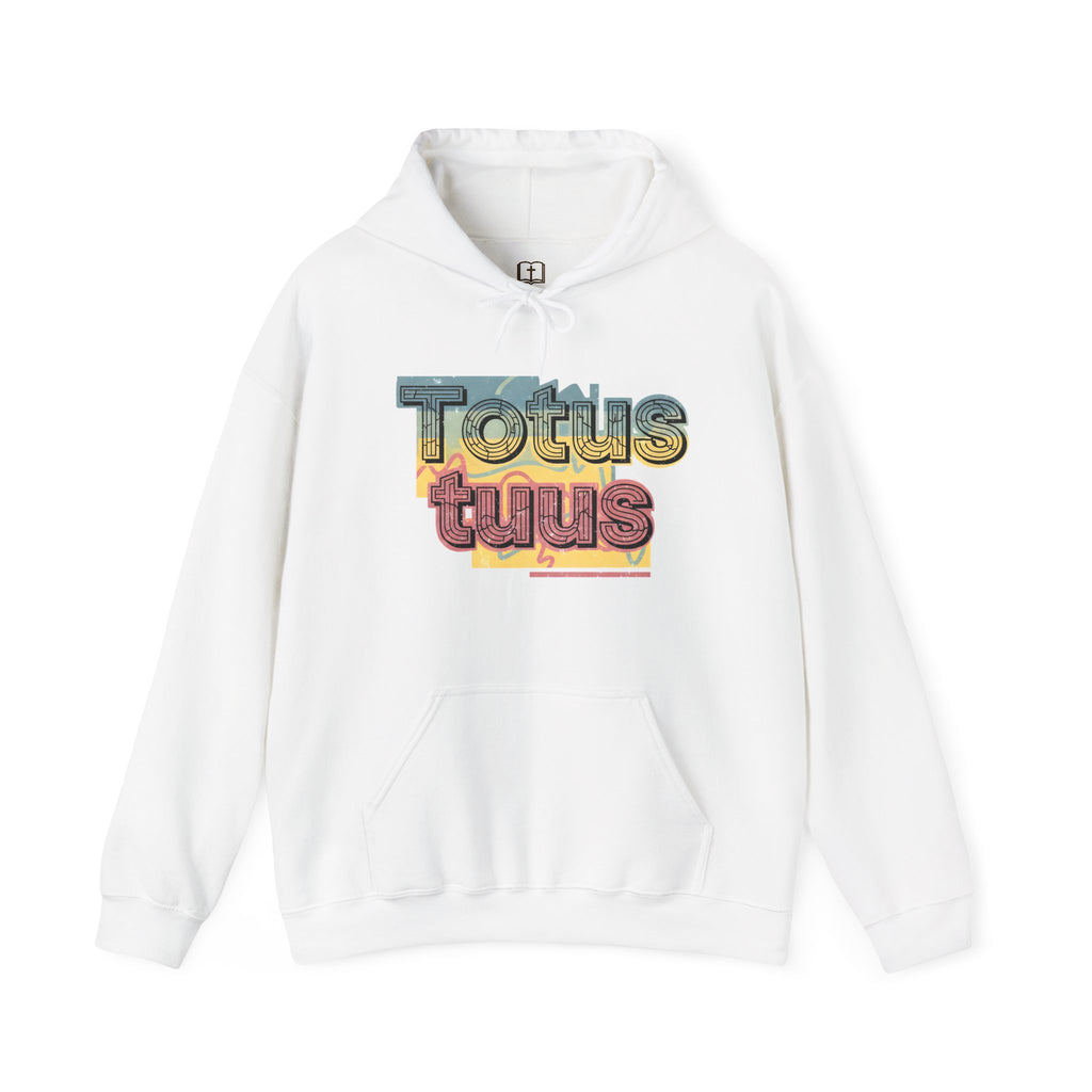 Totus Tuus Retro Hoodie | Modern Catholic Faith Apparel