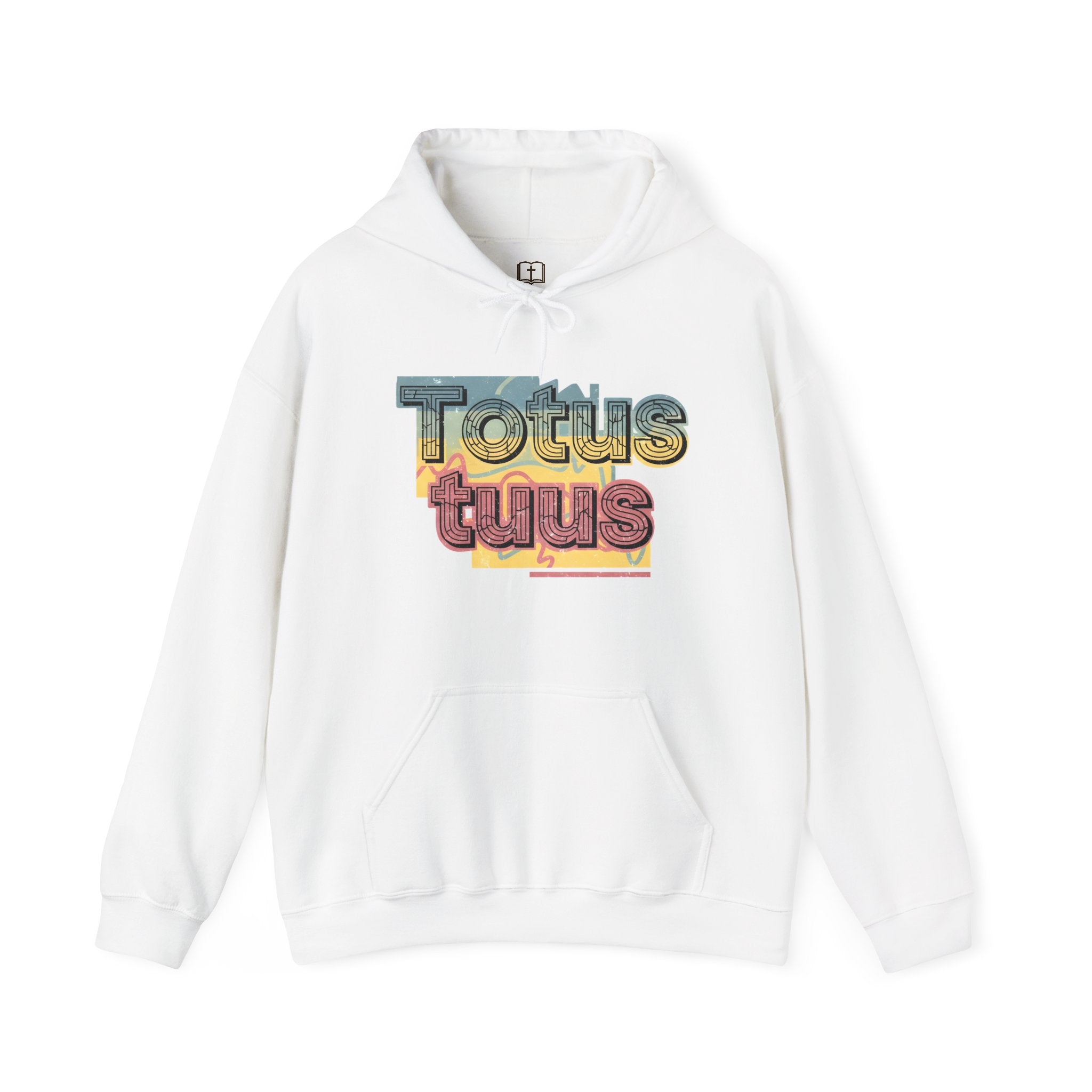 Totus Tuus Retro Hoodie | Modern Catholic Faith Apparel