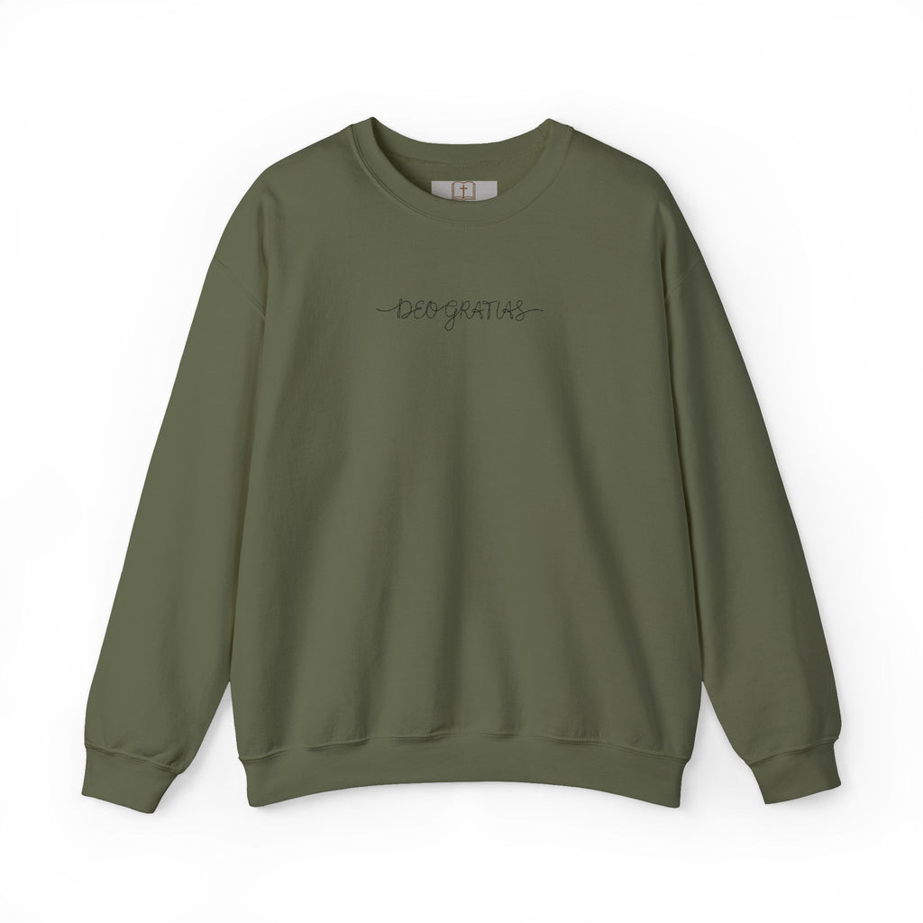 Deo Gratias Catholic Sweatshirt | Faith Apparel