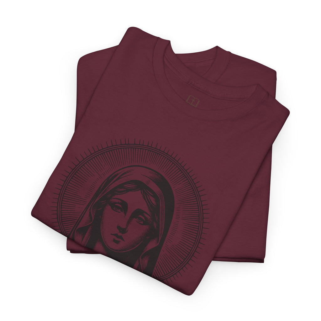 Vintage Inspired Mary Women’s T-Shirt | Catholic Art Tee | Faith-Based Apparel